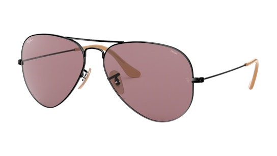 Ray-Ban Aviator Washed Evolve RB3025 9066Z0 Paars / Zwart