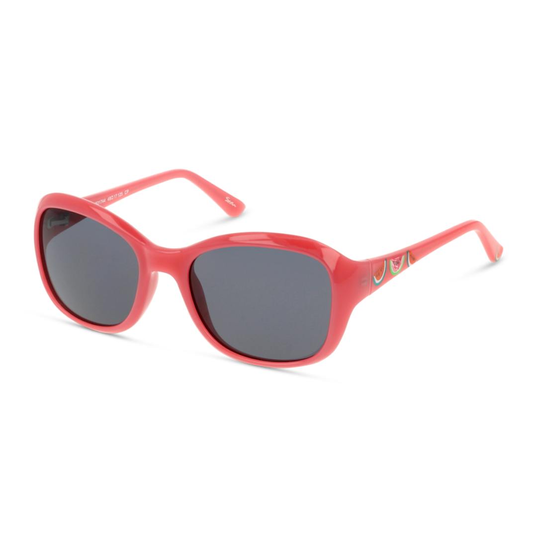 Seen RFJK03 Lunettes de Soleil Enfant - Rectangle Rose Gris - Possibilité de verres correcteurs - Ad