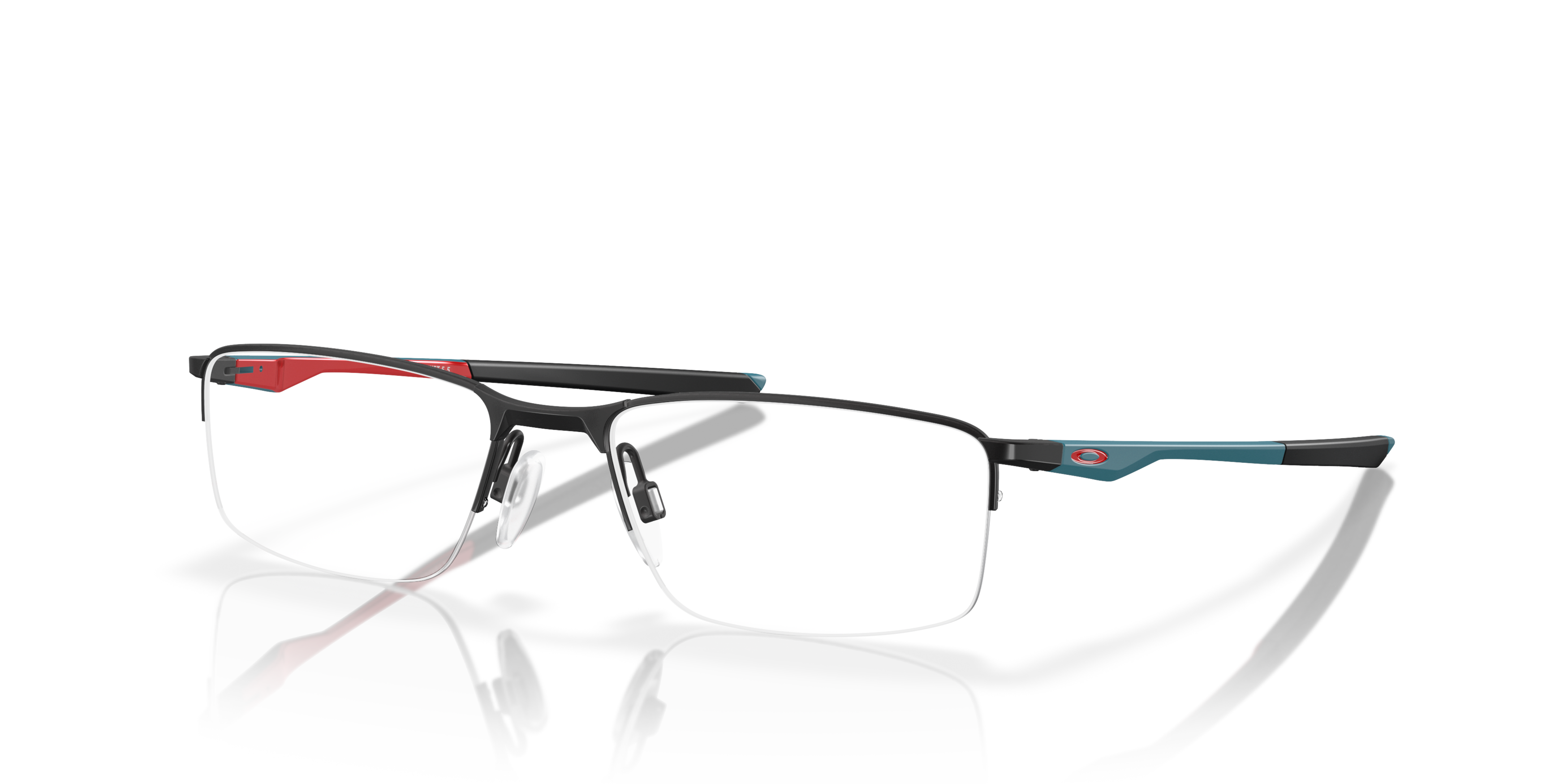 Angle_Left01 Oakley Socket 5.5 OX 3218 Glasses Transparent / Black