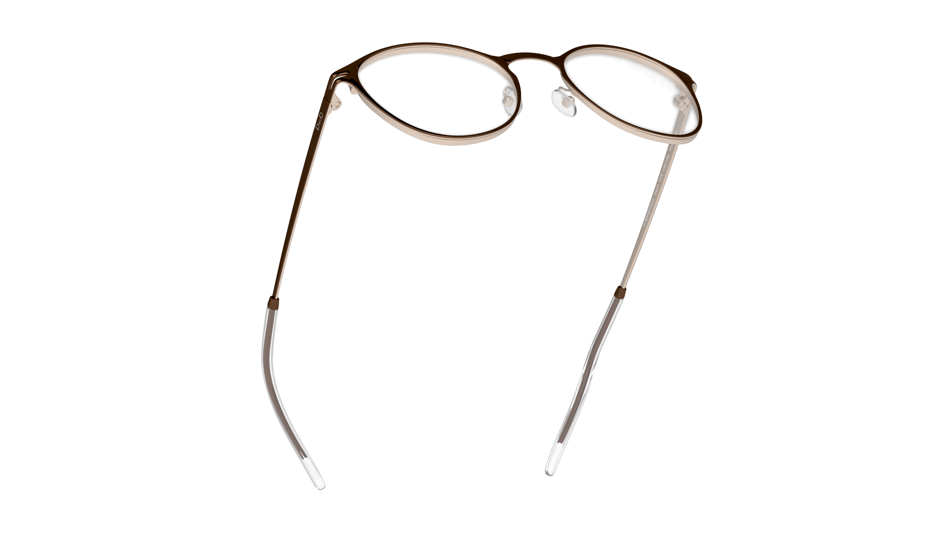 Bottom_Up DbyD Titanium DB OF9013 Glasses Transparent / Brown