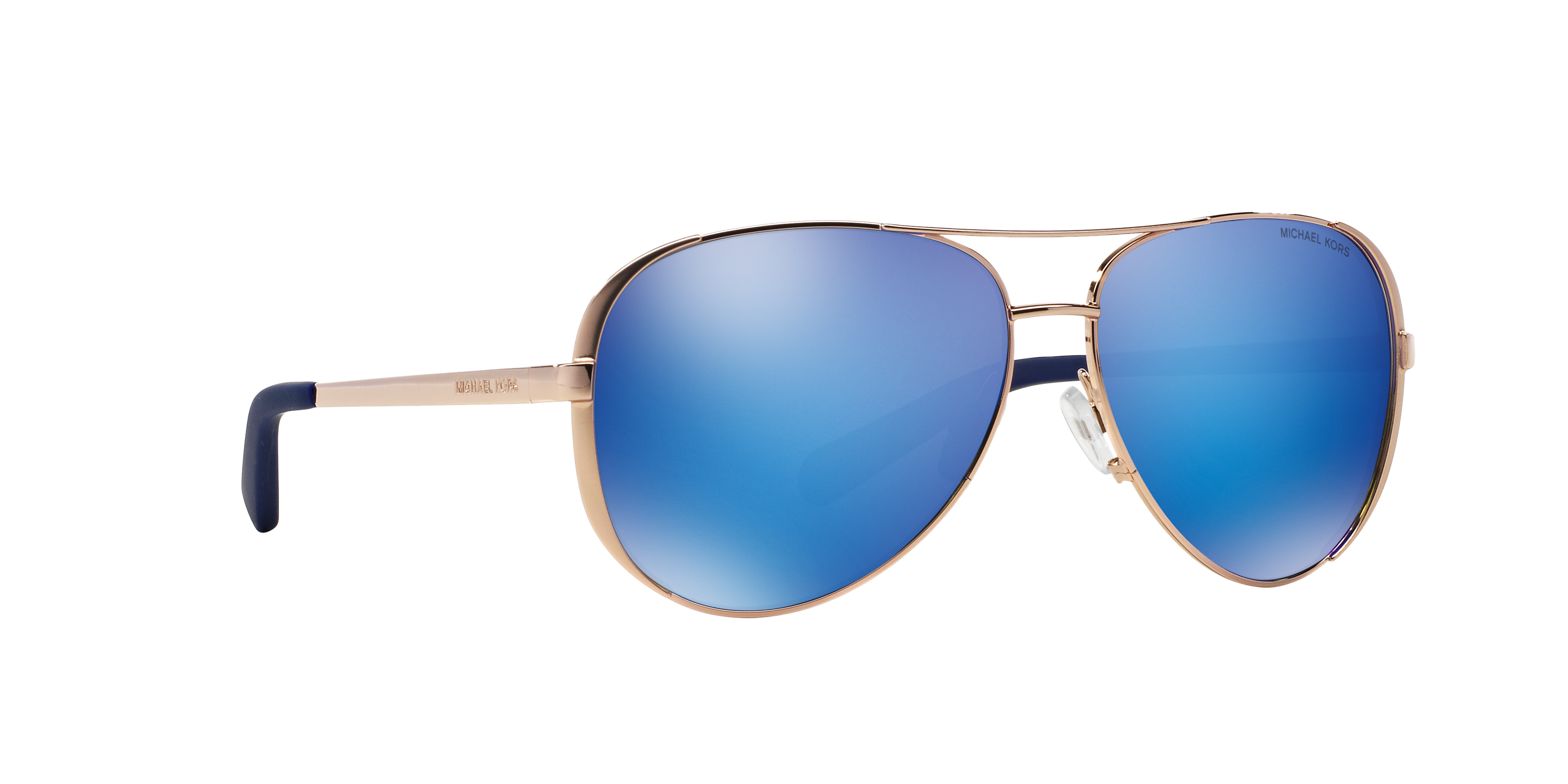 Angle_Right01 Michael Kors MK 5004 Sunglasses Brown / Gold