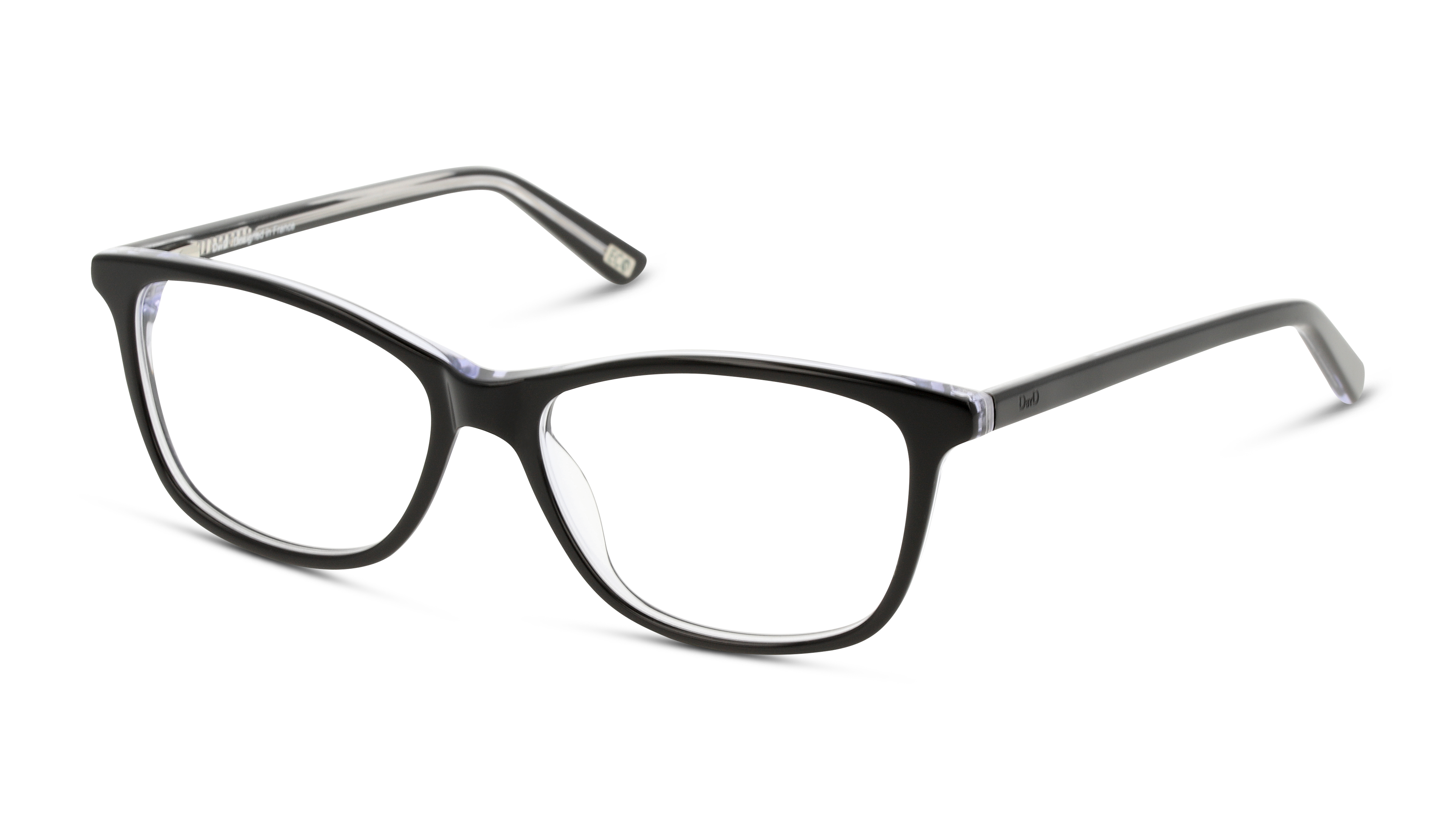 Angle_Left01 DbyD Essentials DB OF0039 Glasses Transparent / Black
