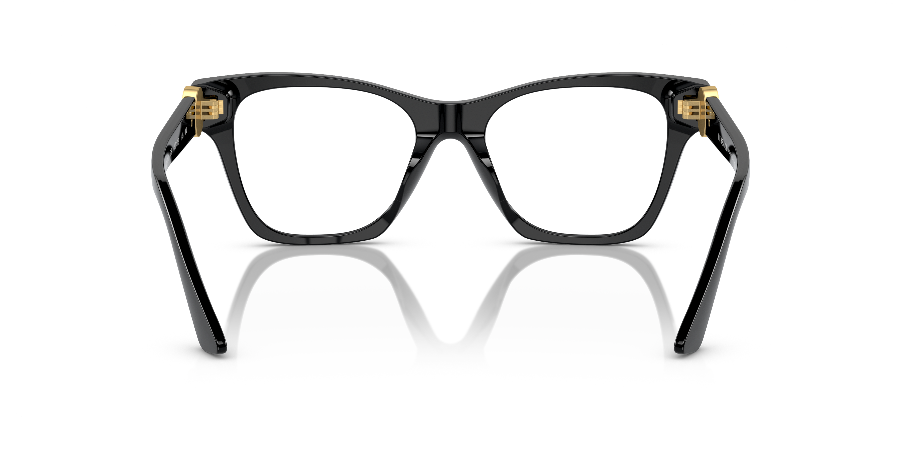 Detail02 Versace VE 3341U Glasses Transparent / Black