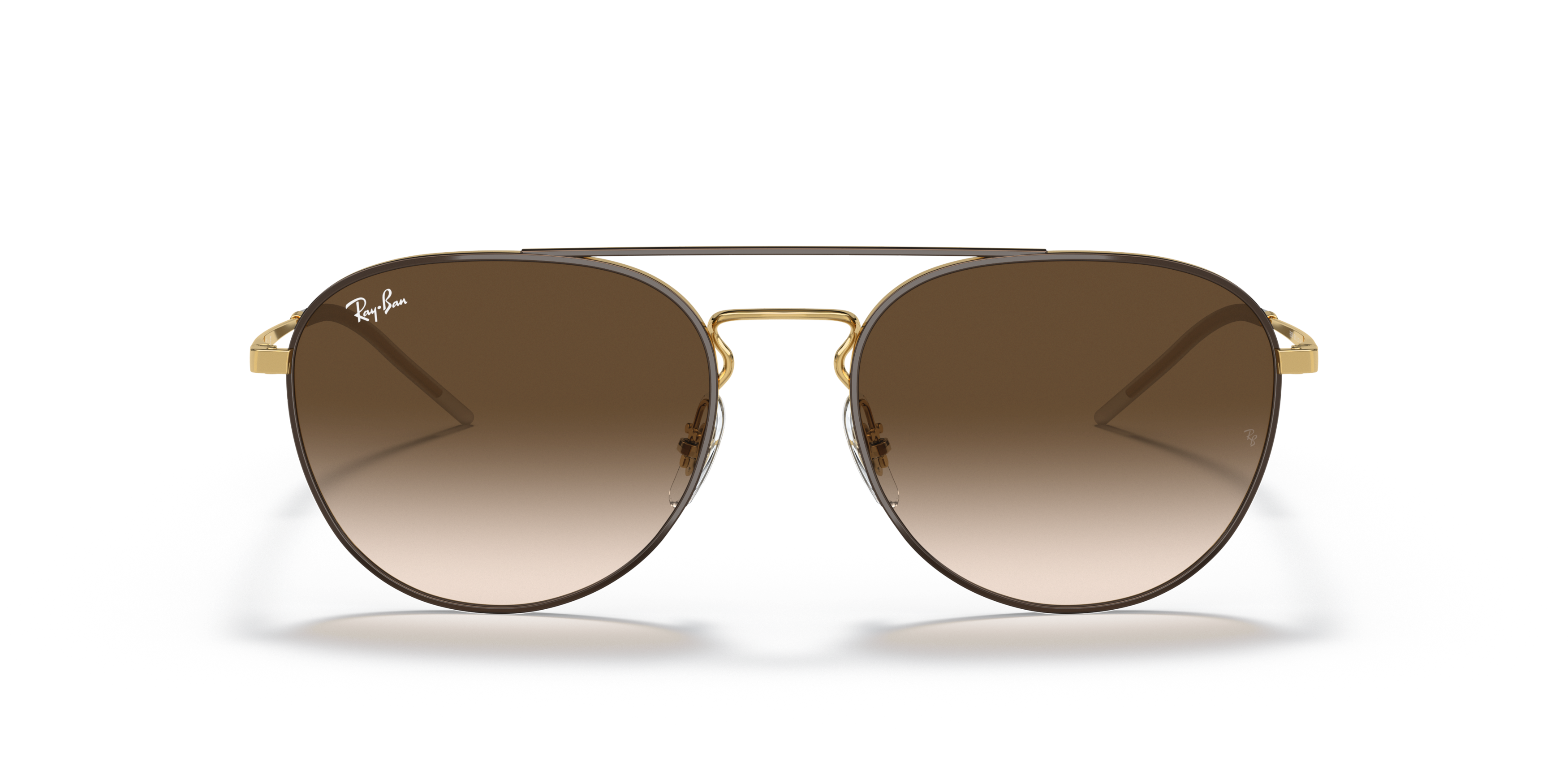 Front Ray-Ban 0RB3589 905513 Marrón / Oro