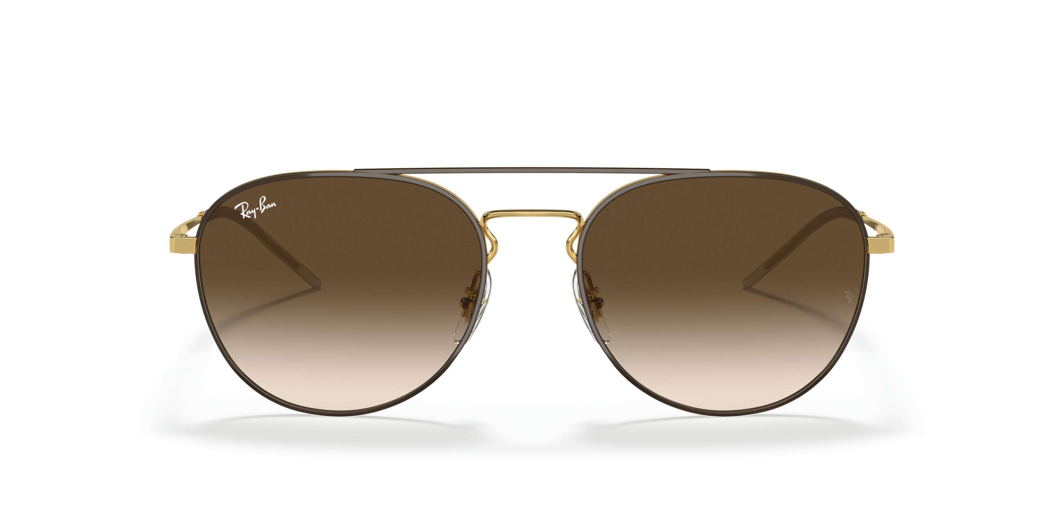 Rb3589 Polarized Ray-Ban , Bruin , Dames