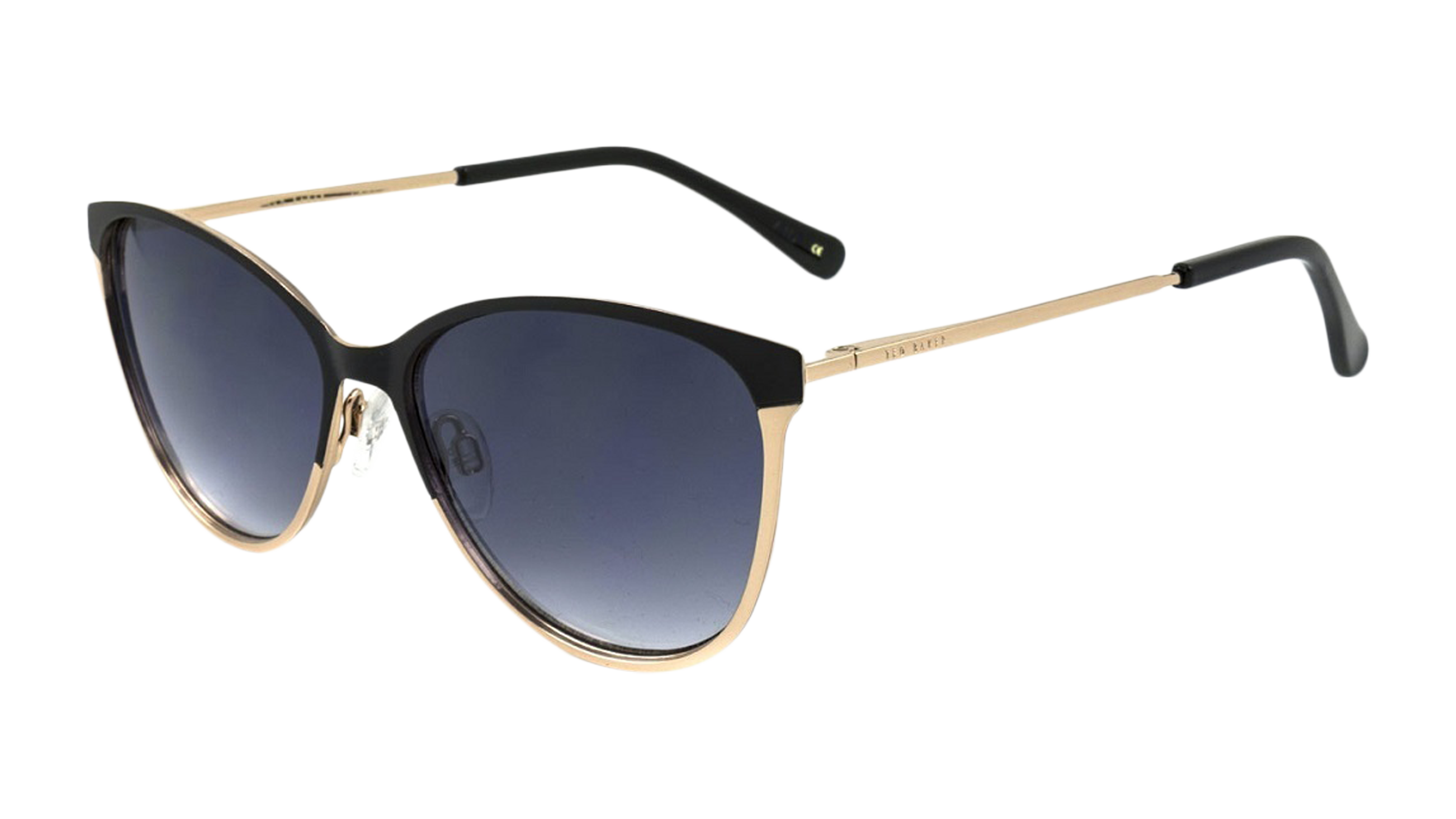 Angle_Left01 Ted Baker Mila TB 1500 (004) sunglasses Grey / Black