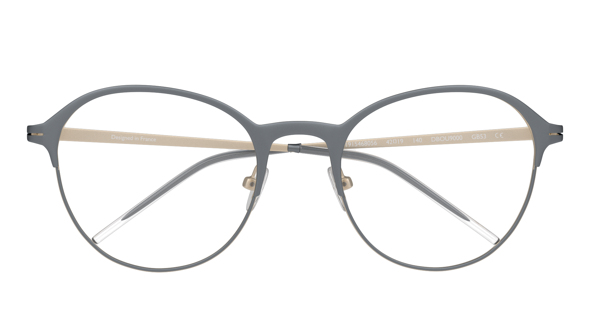 Folded DbyD Titanium DB OU9000 (FF00) Glasses Transparent / Bronze
