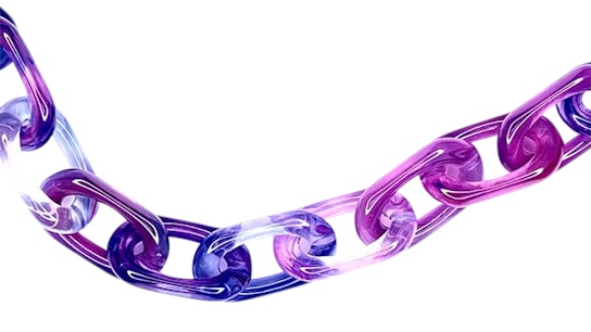 CotiVision Stella Glasses Chain Purple