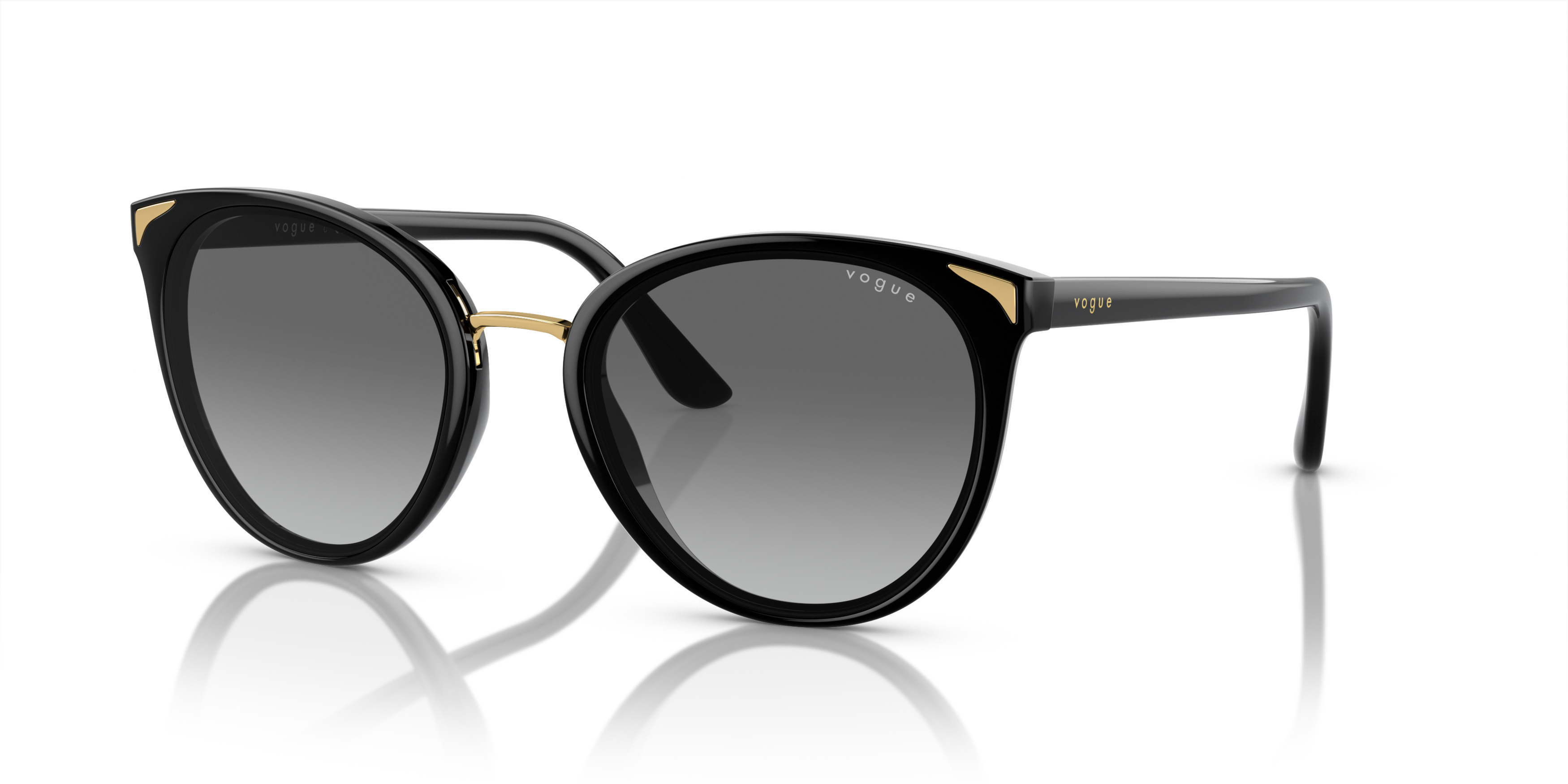 Angle_Left01 Vogue VO 5230S (W44/11) Sunglasses Grey / Black
