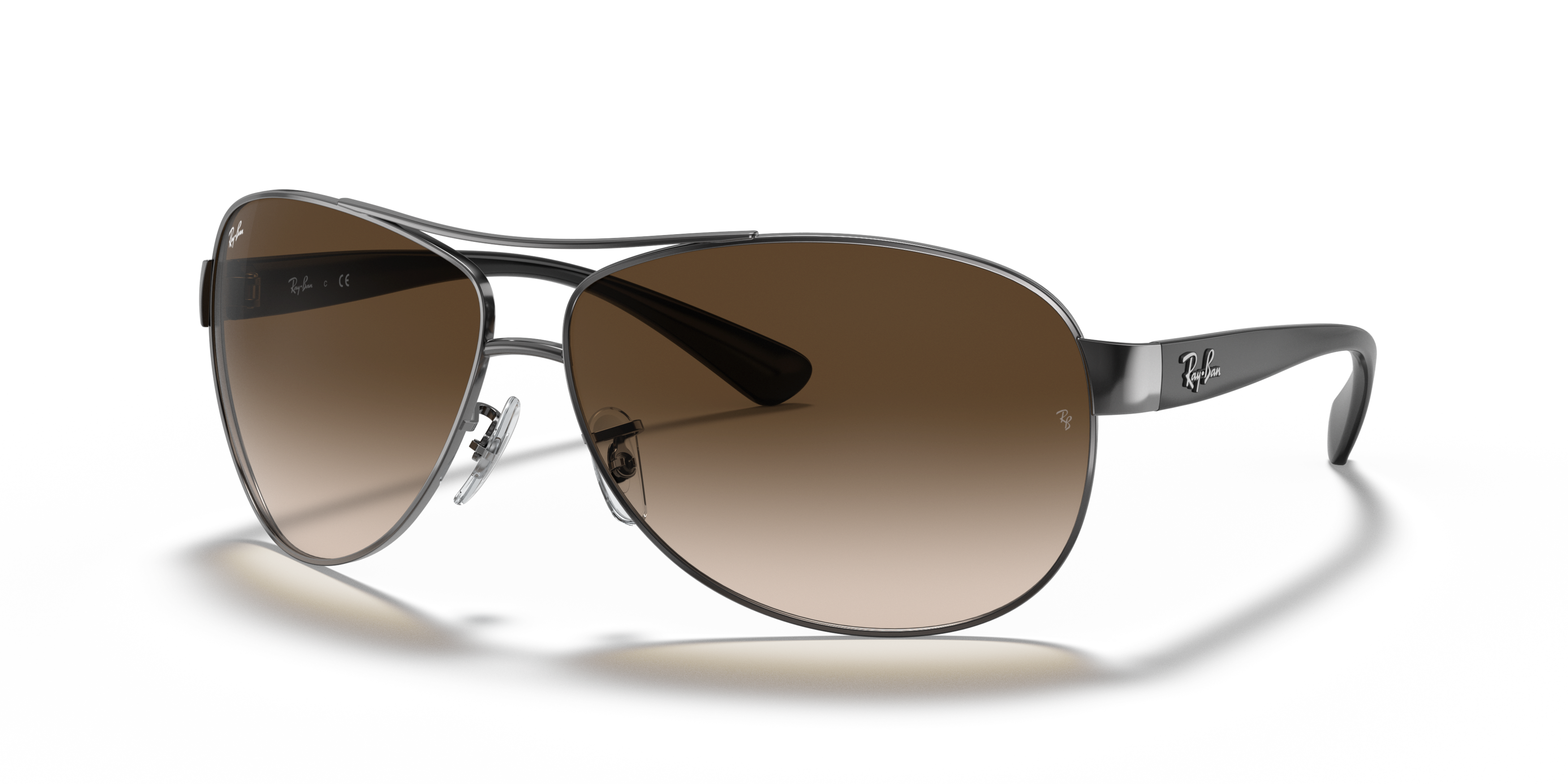 Angle_Left01 Ray-Ban RB3386 004/9A Groen / Grijs