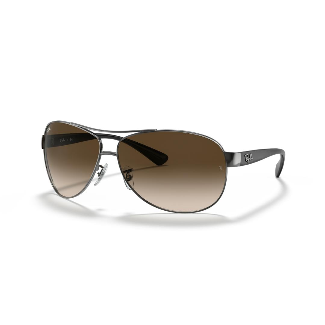 Ray-Ban RB3386 Lunettes de Soleil Homme - Pilote Marron Gris - Possibilité de verres correcteurs - A