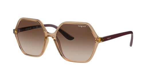 Vogue VO 5361S (282613) Sunglasses Brown / Transparent, Brown