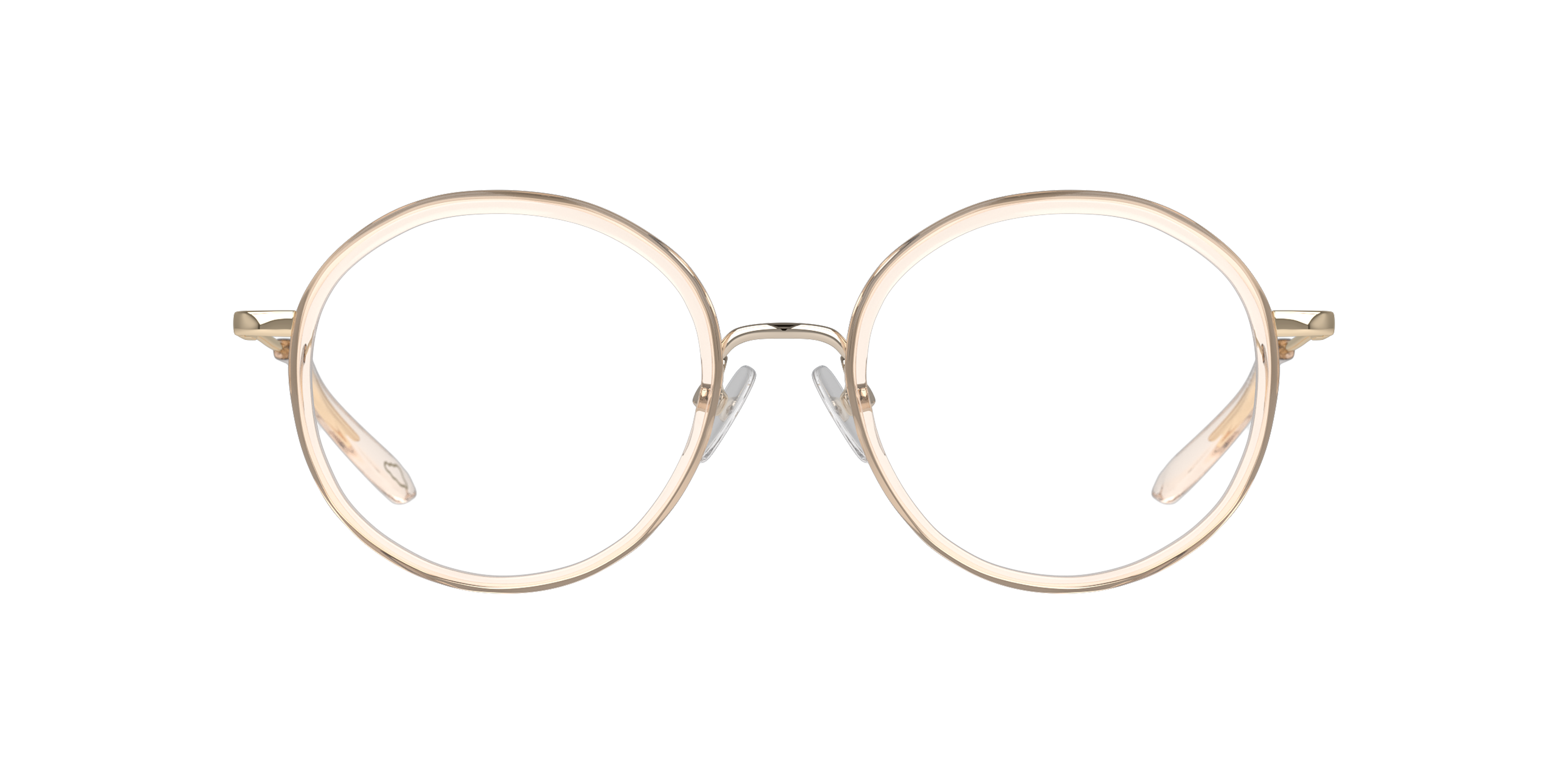 Front Unofficial UNOF0216 (FD00) Glasses Transparent / Beige