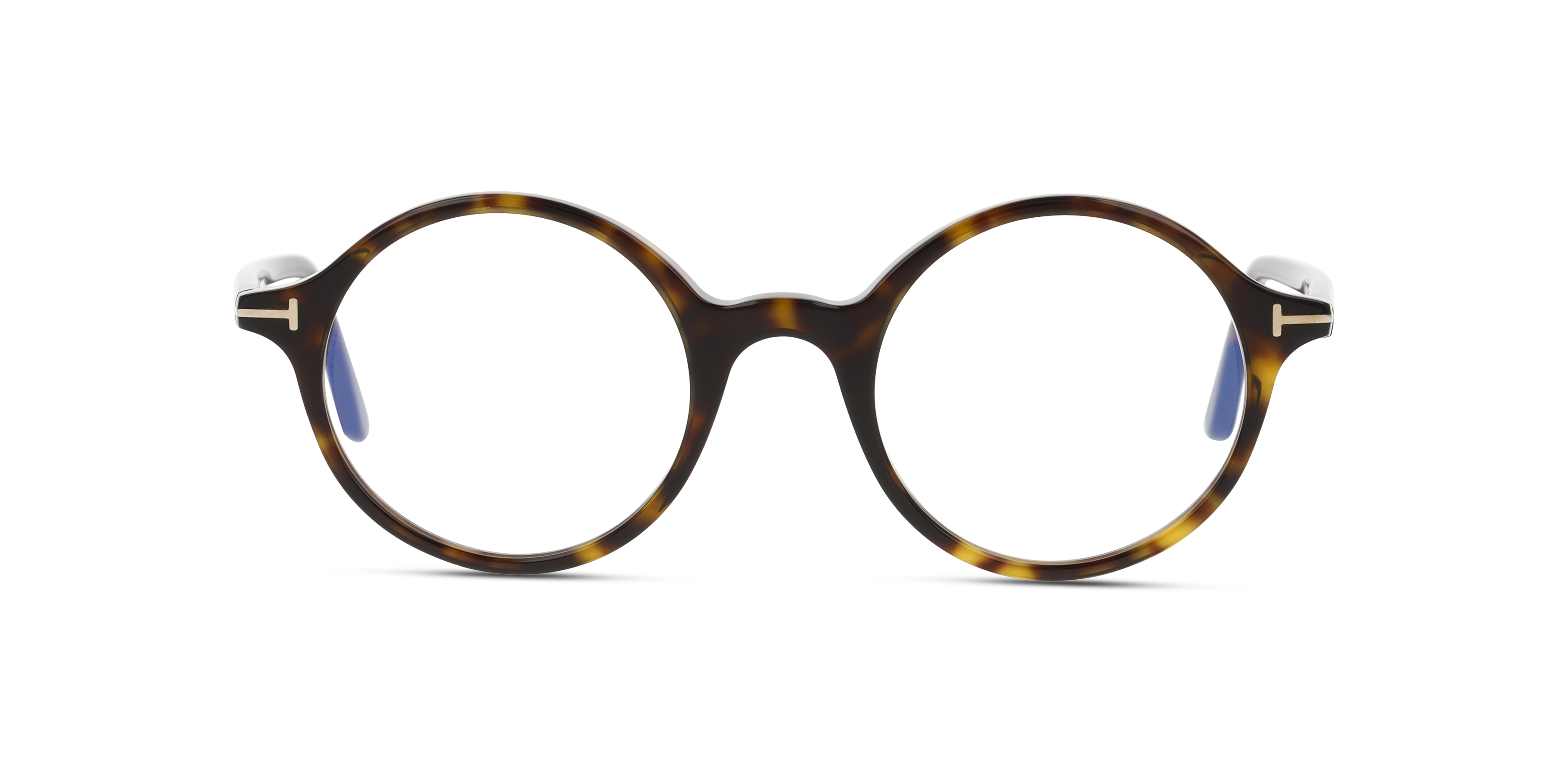 Front Tom Ford FT 5834-B (052) Glasses Transparent / Havana