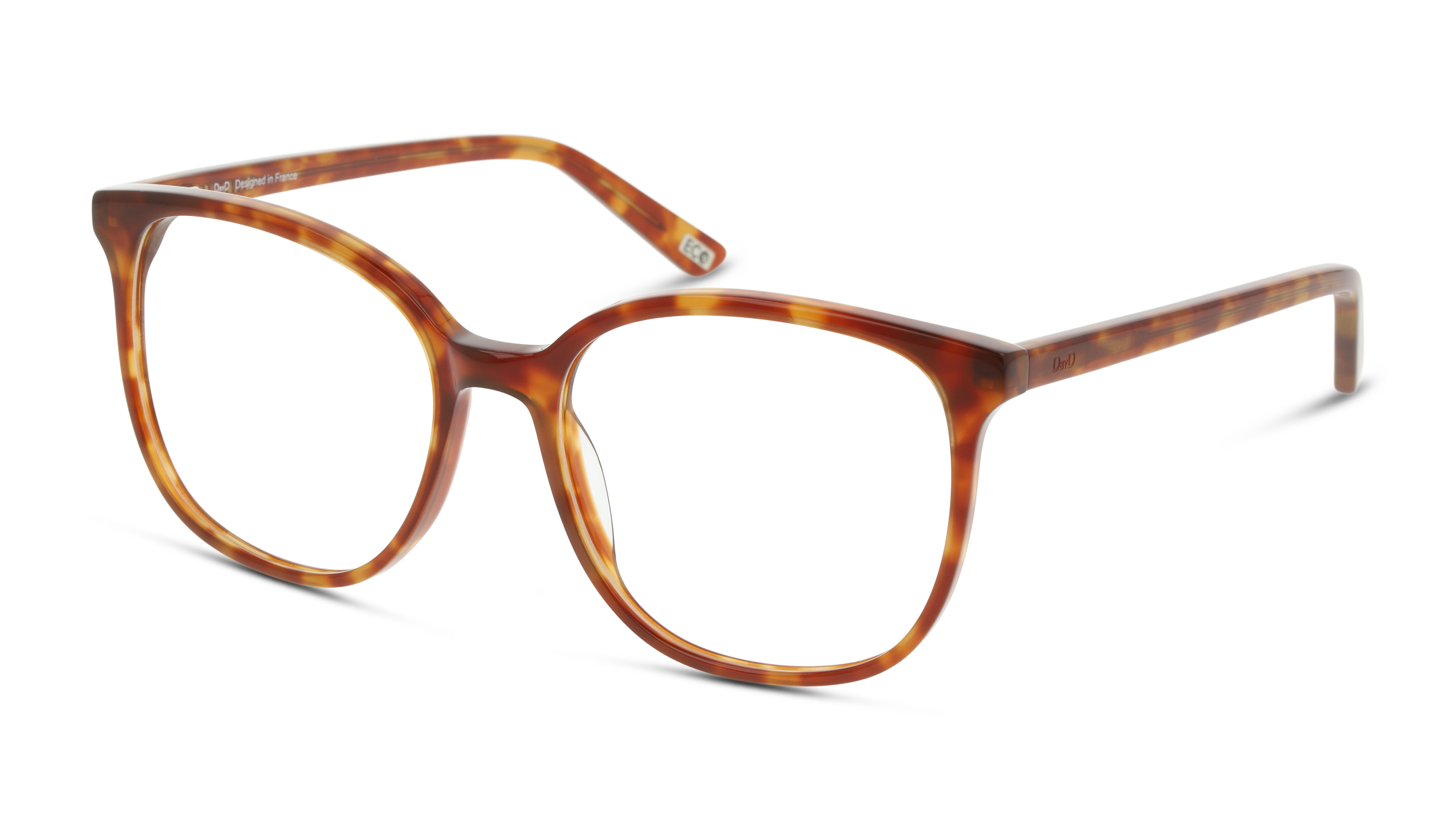 Angle_Left01 DbyD Essentials DB OF0042 Glasses Transparent / Tortoise Shell