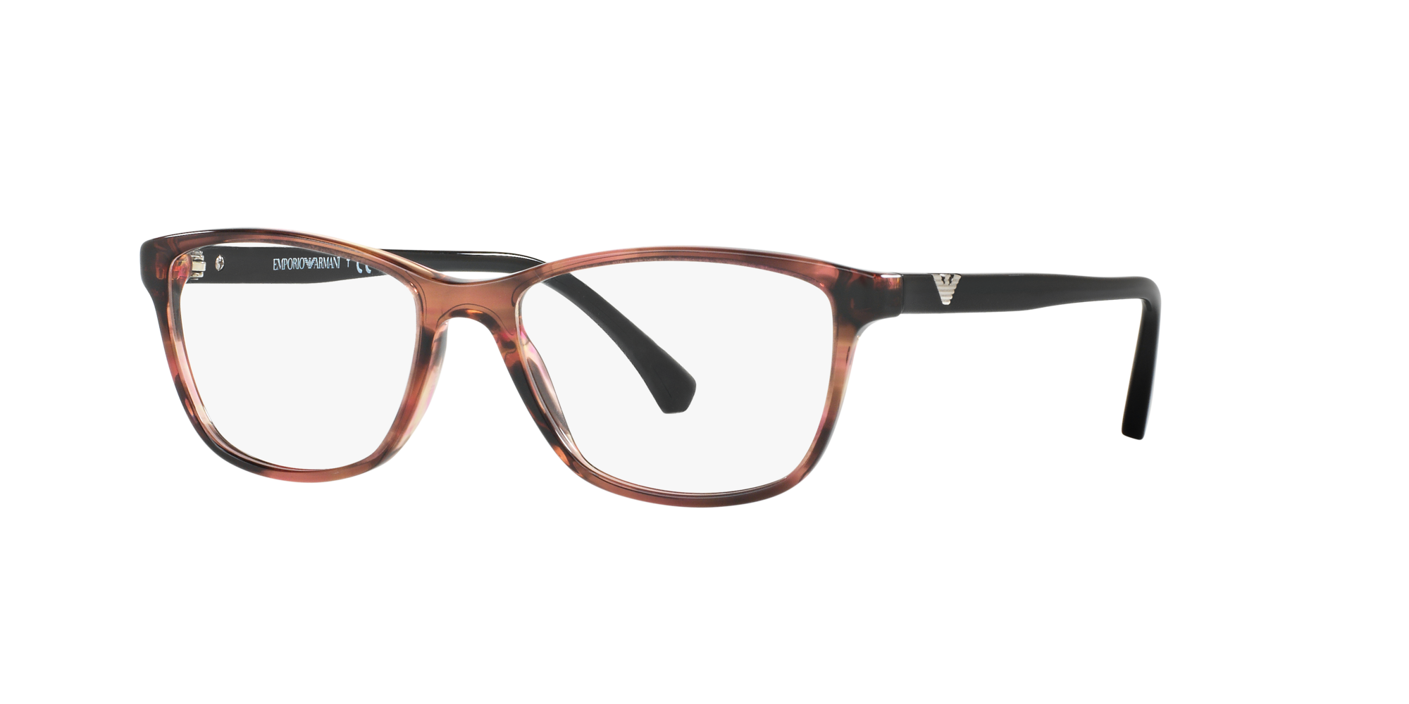 Angle_Left01 Emporio Armani EA 3099 (5553) Glasses Transparent / Pink
