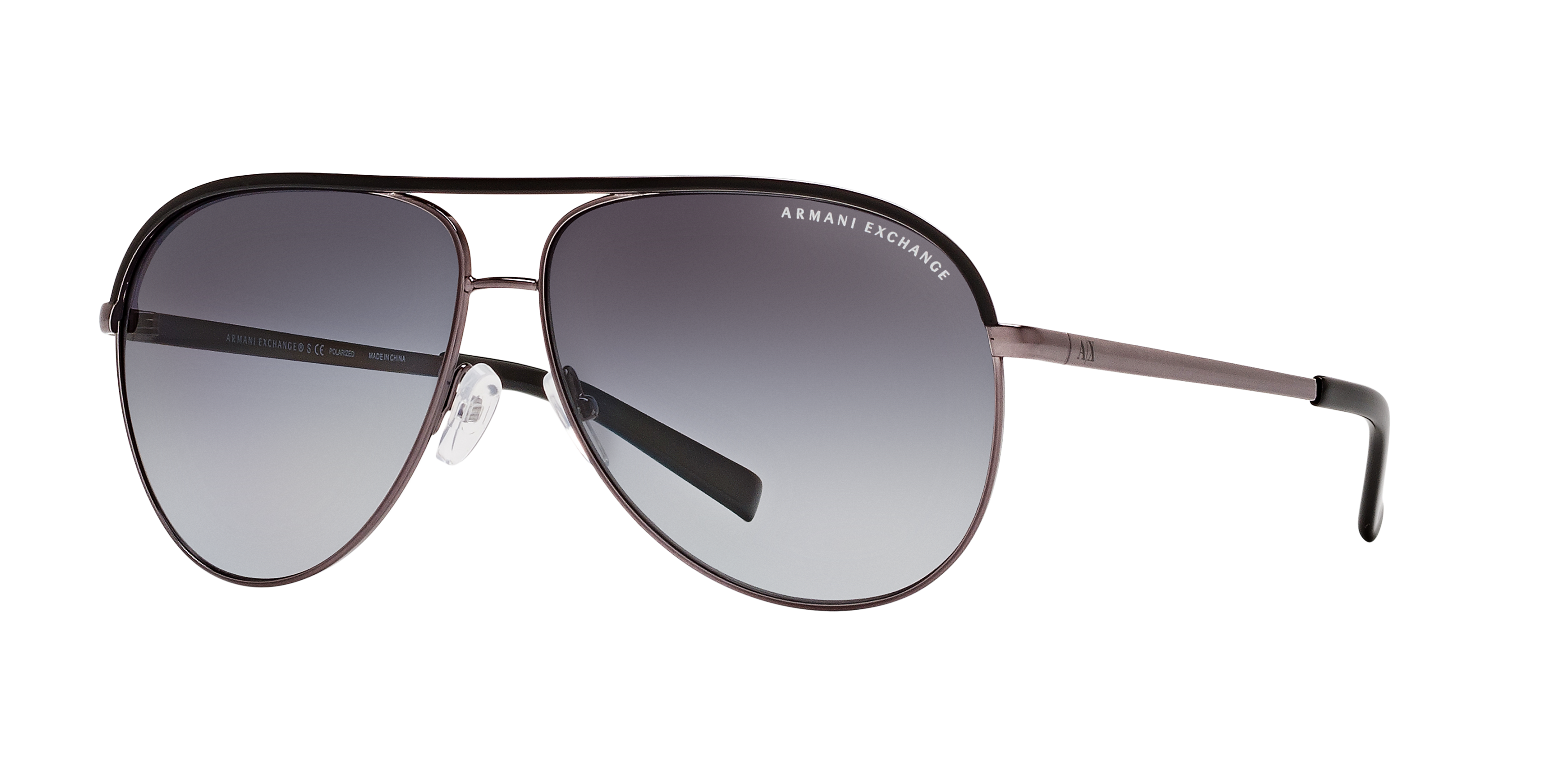 Angle_Left01 Armani Exchange AX 2002 Sunglasses Grey / Grey