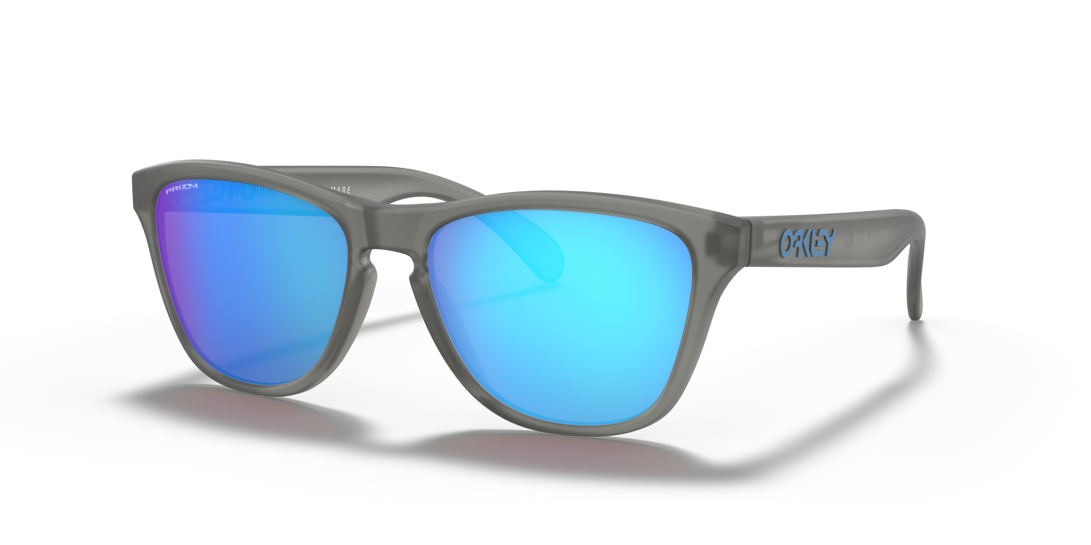 Angle_Left01 Oakley Youth Frogskins XS OJ 9006 (900605) Youth Sunglasses Blue / Grey