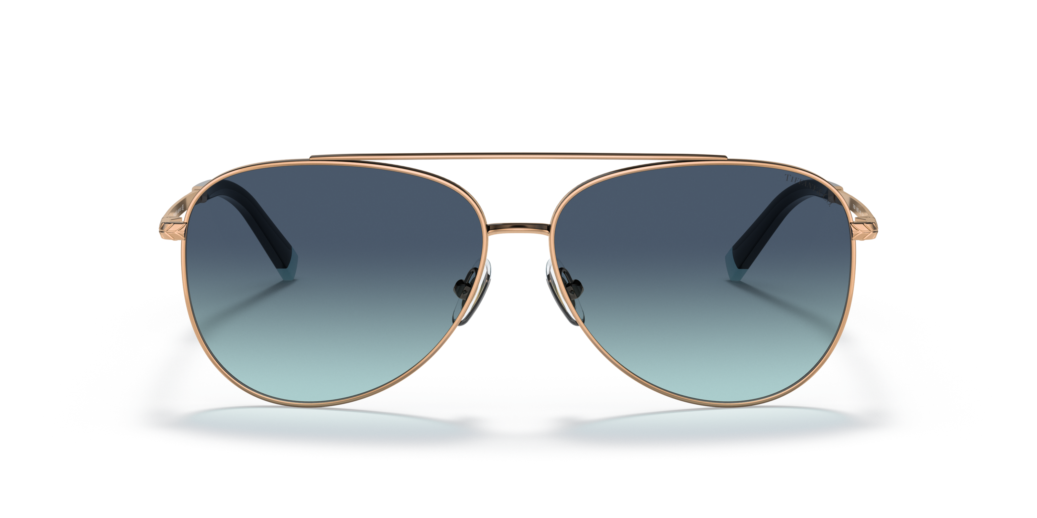 Front Tiffany & Co TF3074 (61059S) Sunglasses Blue / Bronze