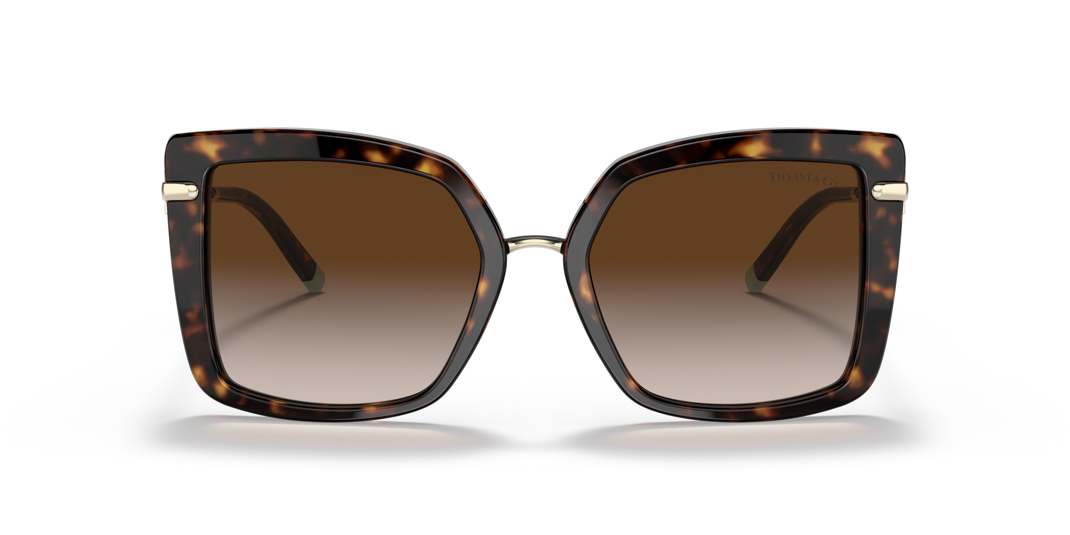 Front Tiffany & Co TF4185 Sunglasses Brown / Havana
