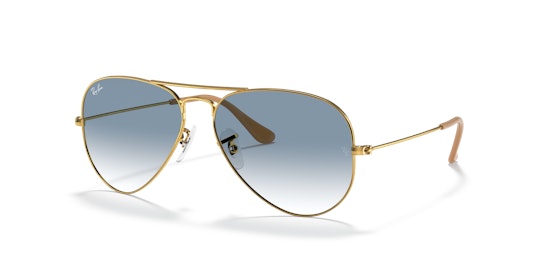 Ray-Ban Aviator Gradient RB 3025 Sunglasses Blue / Gold