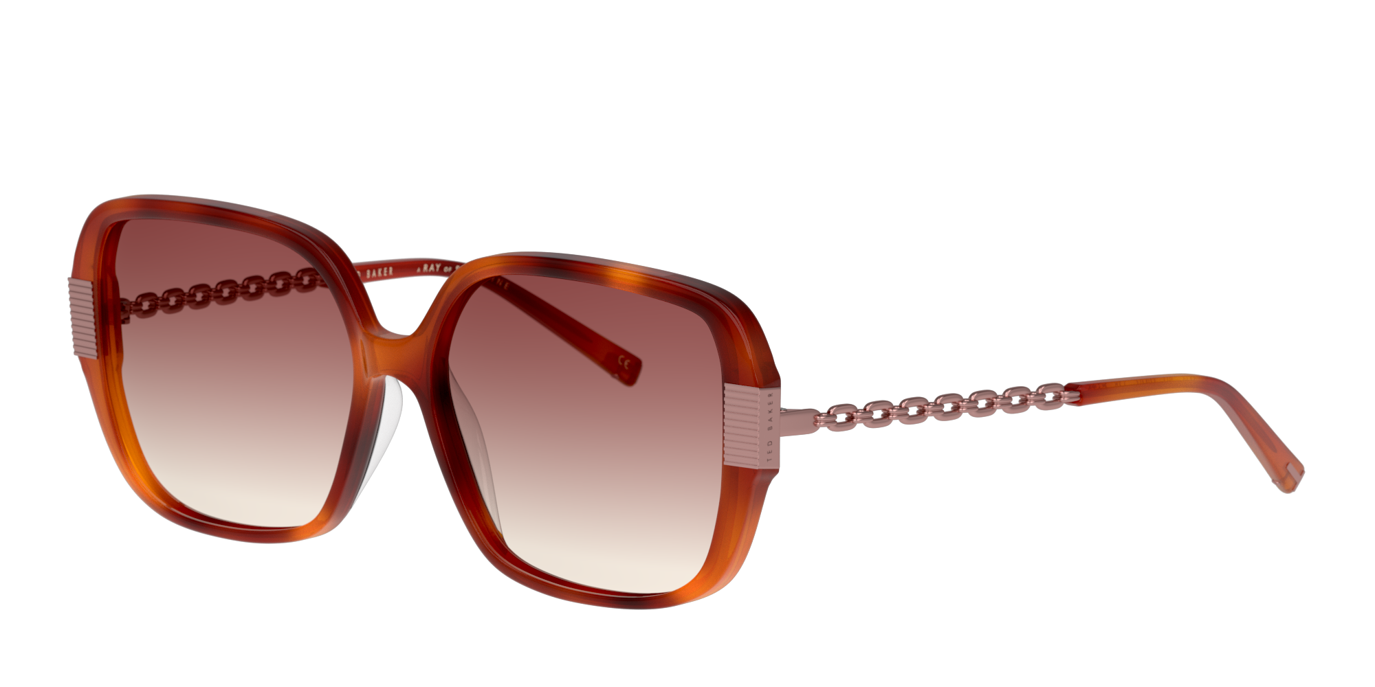 Angle_Left01 Ted Baker Indi TB 1616 (307) Sunglasses Brown / Brown