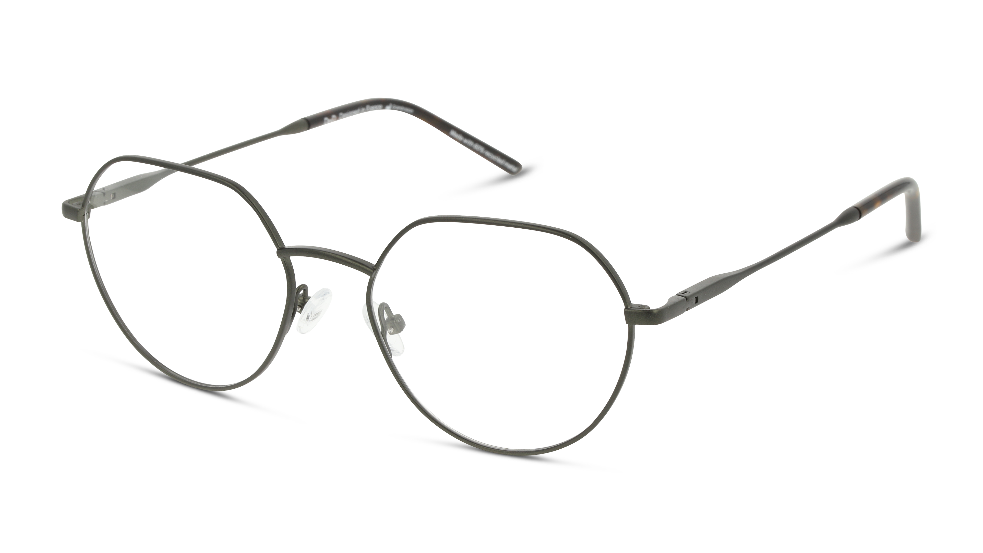 Angle_Left01 DbyD Re.Metal DB OM7001 Glasses Transparent / Green
