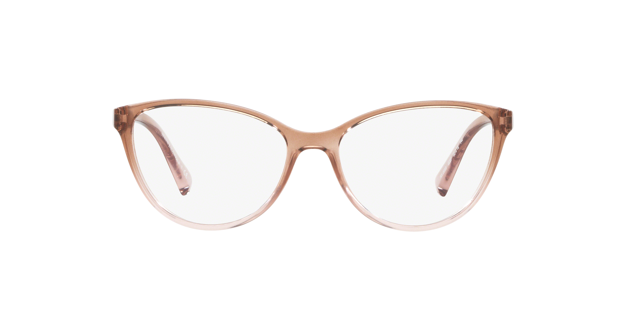 Front Armani Exchange AX 3053 Glasses Transparent / Transparent, Brown
