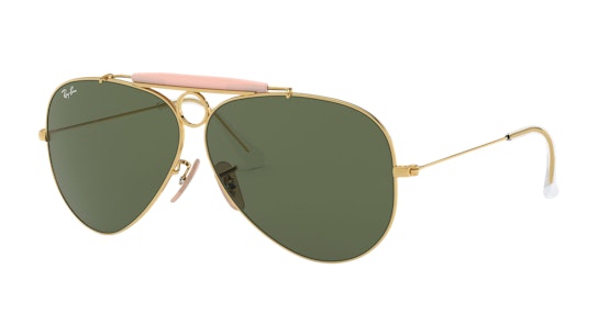 Ray-Ban Shooter RB3138 001 Groen / Goud