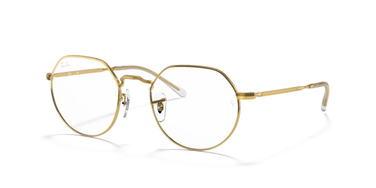Ray-Ban Jack RX 6465 Glasses Transparent / Gold