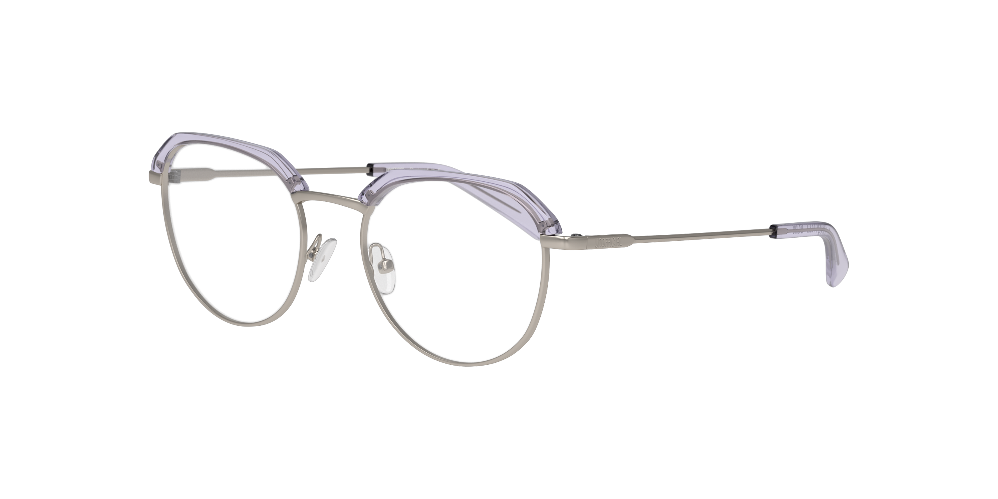 Angle_Left01 Unofficial UNOM0260 Glasses Transparent / Grey