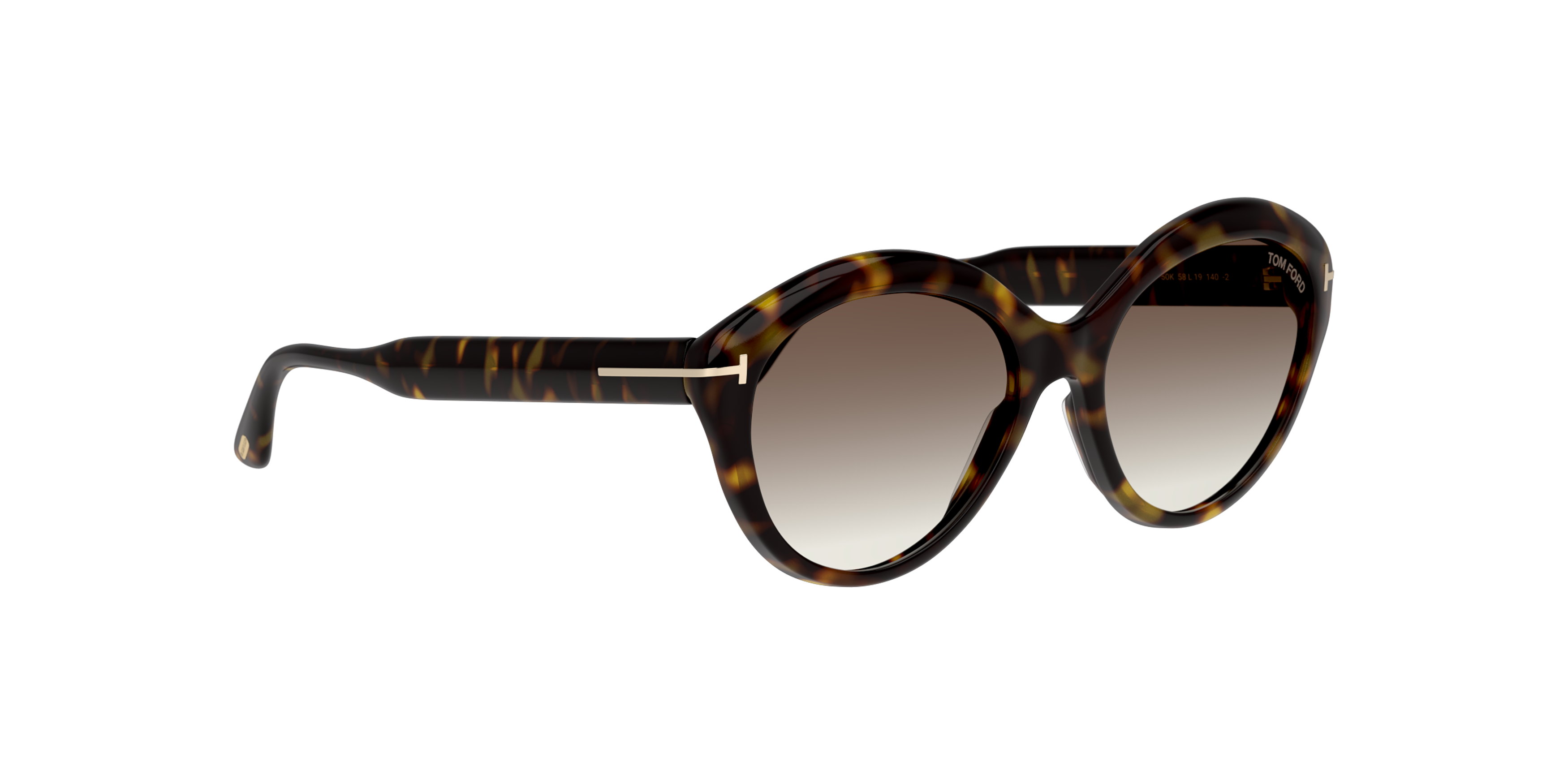 Angle_Right01 Tom Ford FT 763 Sunglasses Brown / Havana
