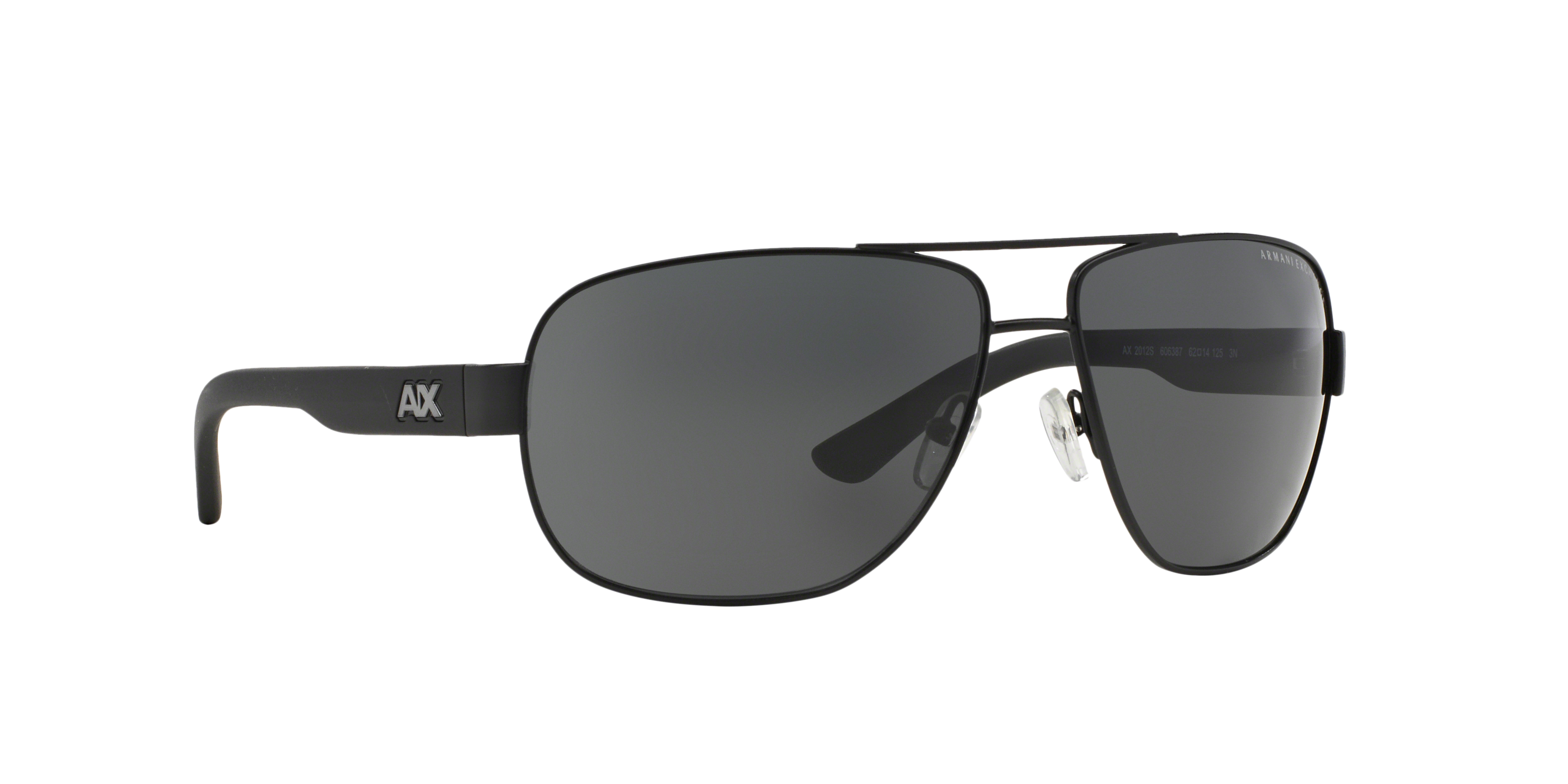 Angle_Right01 Armani Exchange AX 2012S Sunglasses Grey / Black