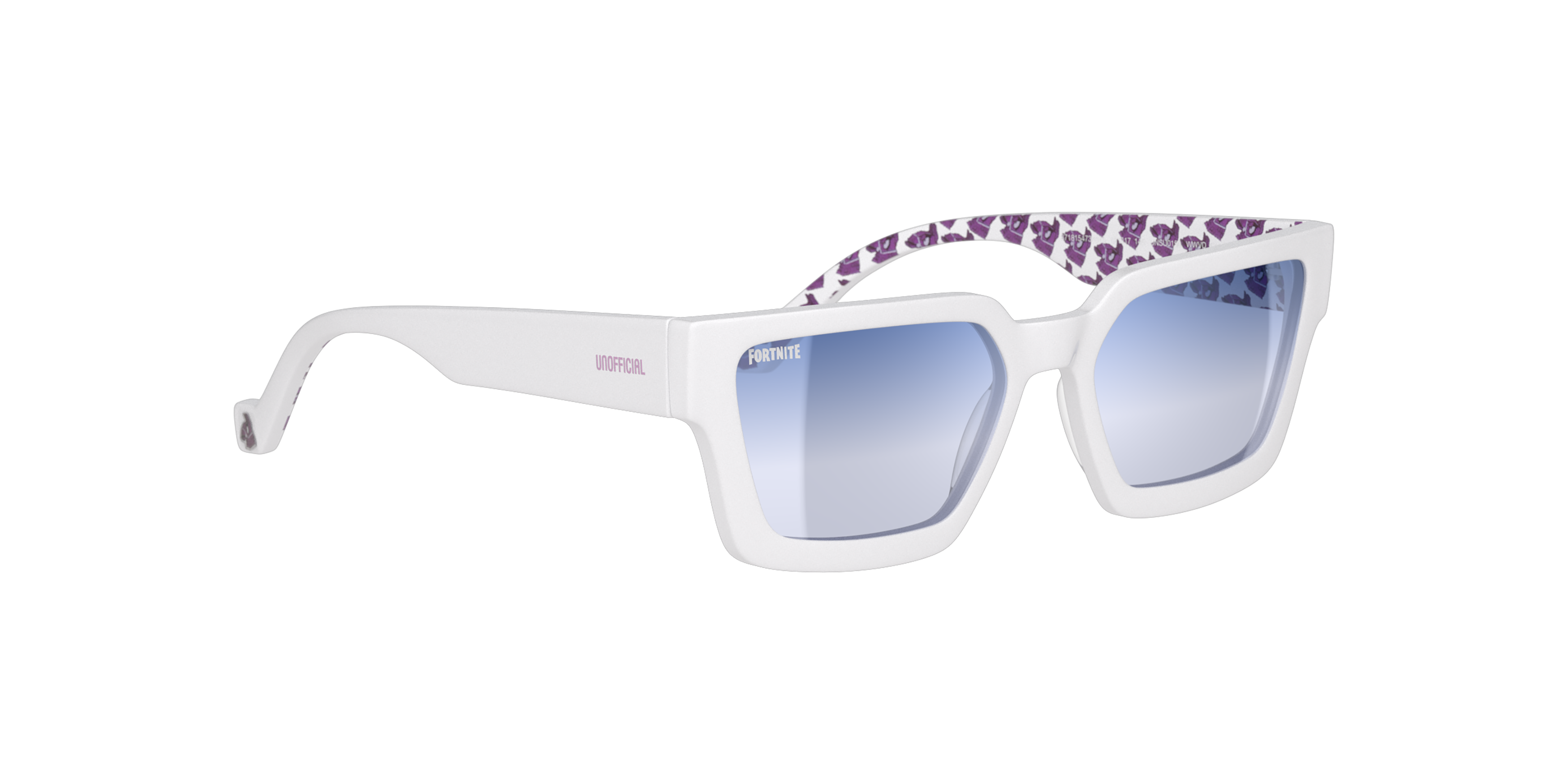 Angle_Right01 Fortnite with Unofficial UNSU0150 Sunglasses Violet / White