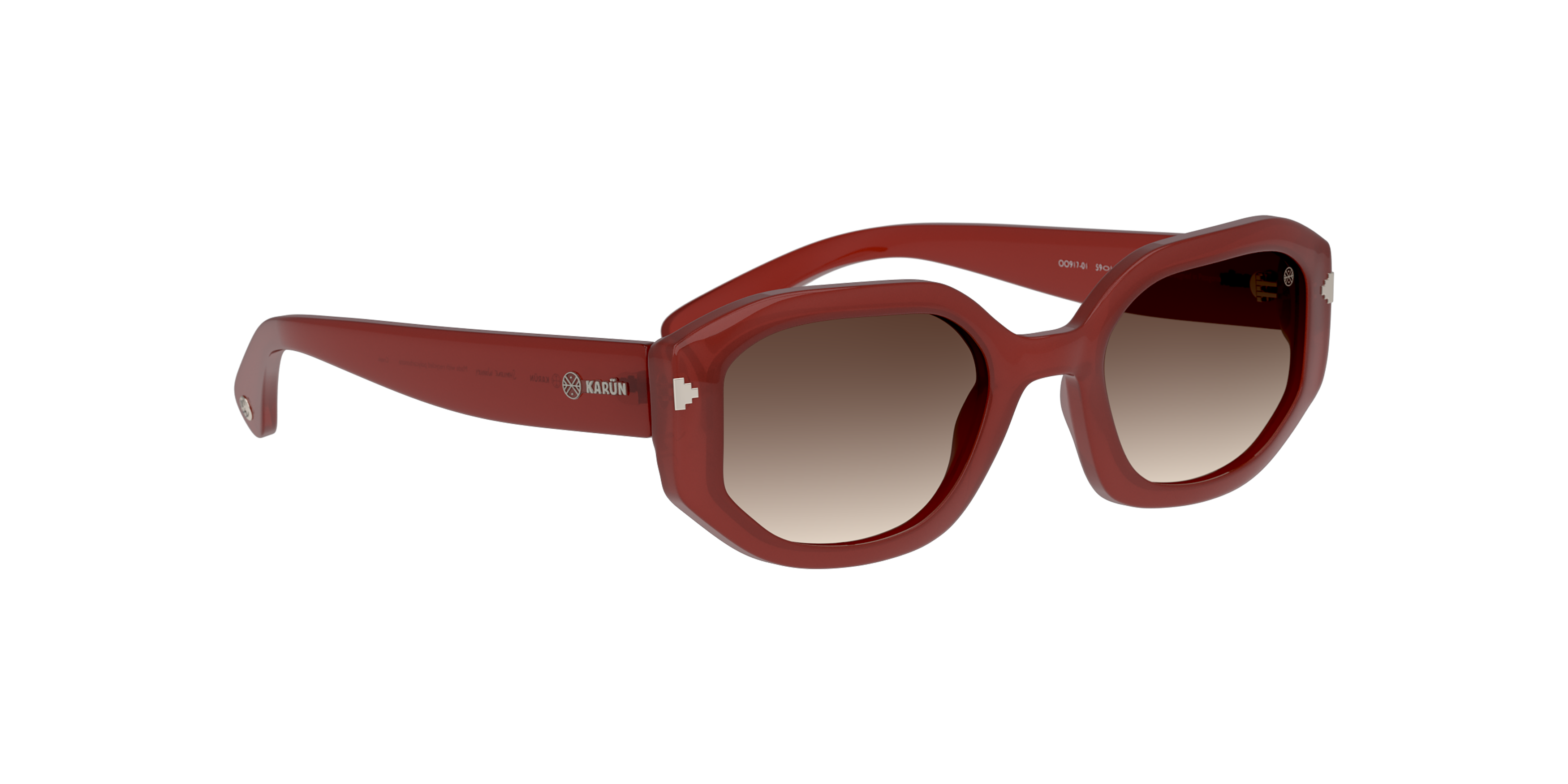 Angle_Right01 Karun SW FS0184 (18-1443-PA) Sunglasses Brown / Red