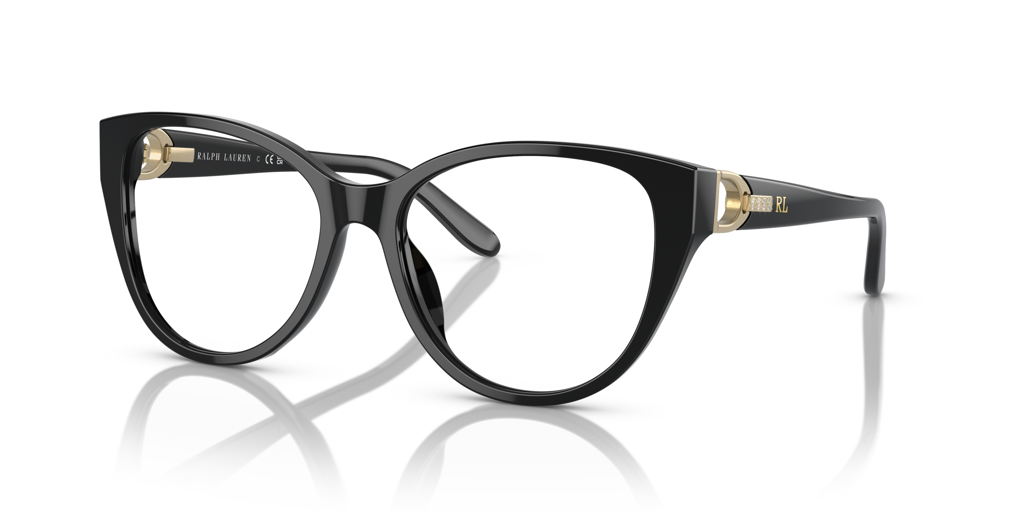 Angle_Left01 Ralph Lauren RL 6234U Glasses Transparent / Black