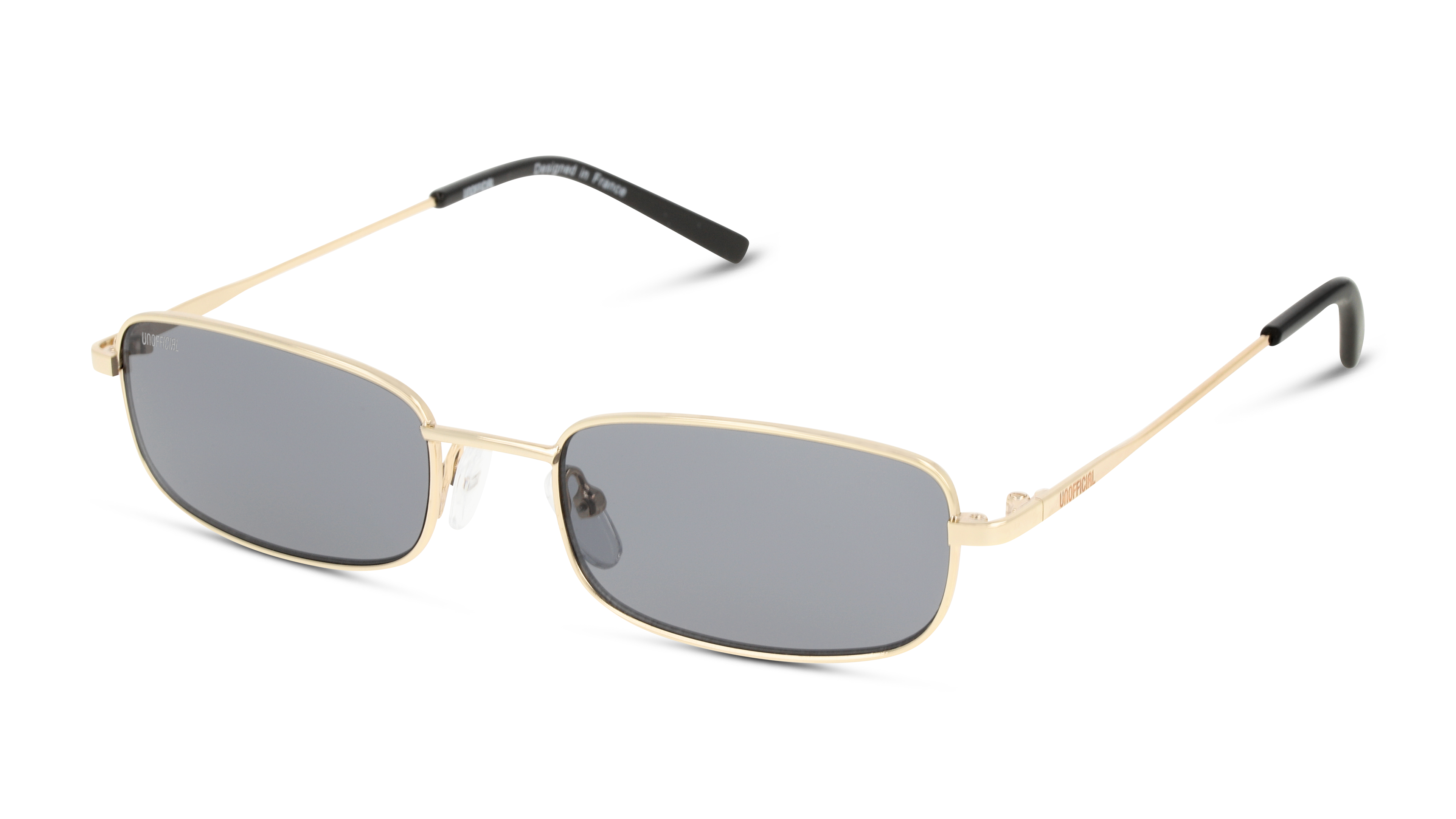 Angle_Left01 Unofficial UNSU0087 Sunglasses Grey / Gold