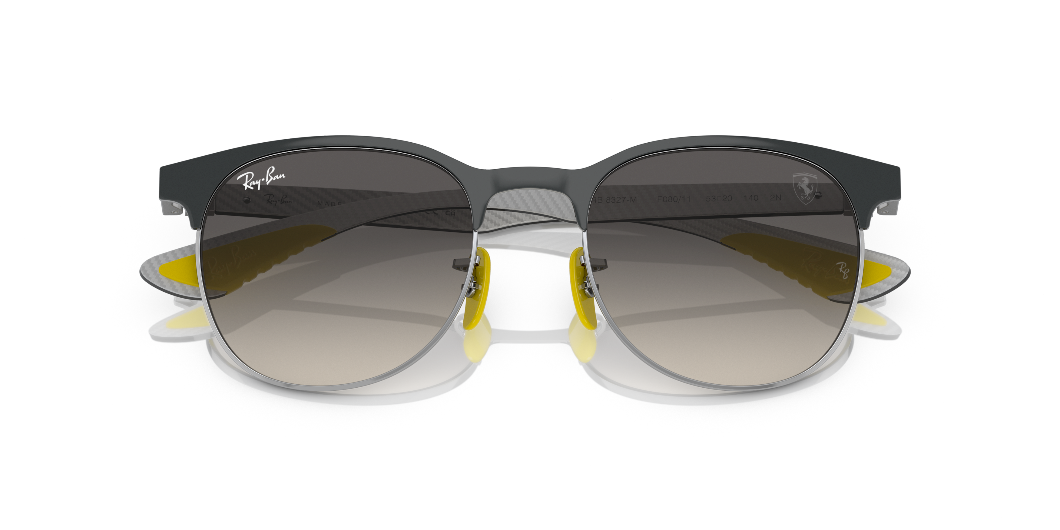 Folded Ray-Ban RB 8327M Sunglasses Grey / Grey