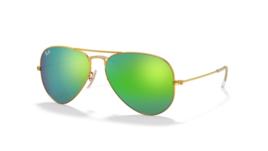 Ray-Ban Aviator RB 3025 (112/19) Sunglasses Green / Gold