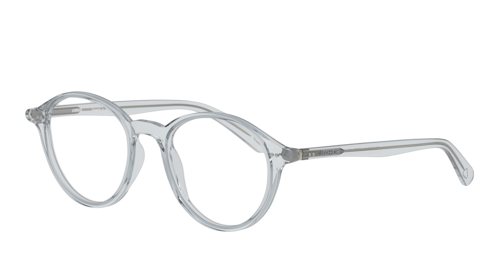 Angle_Left01 Unofficial UNOM0185 Glasses Transparent / Transparent, Grey