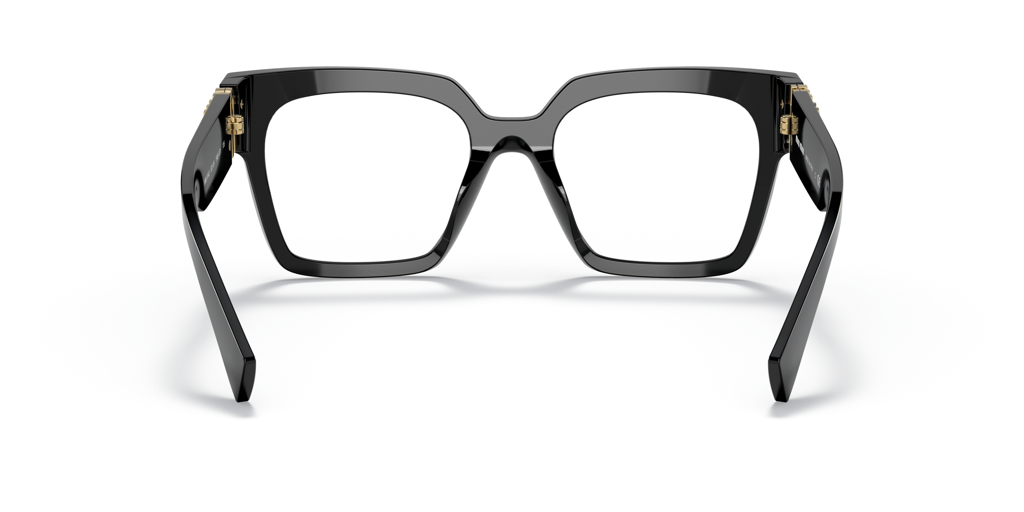 Detail02 Miu Miu MU 04UV Glasses Transparent / Black