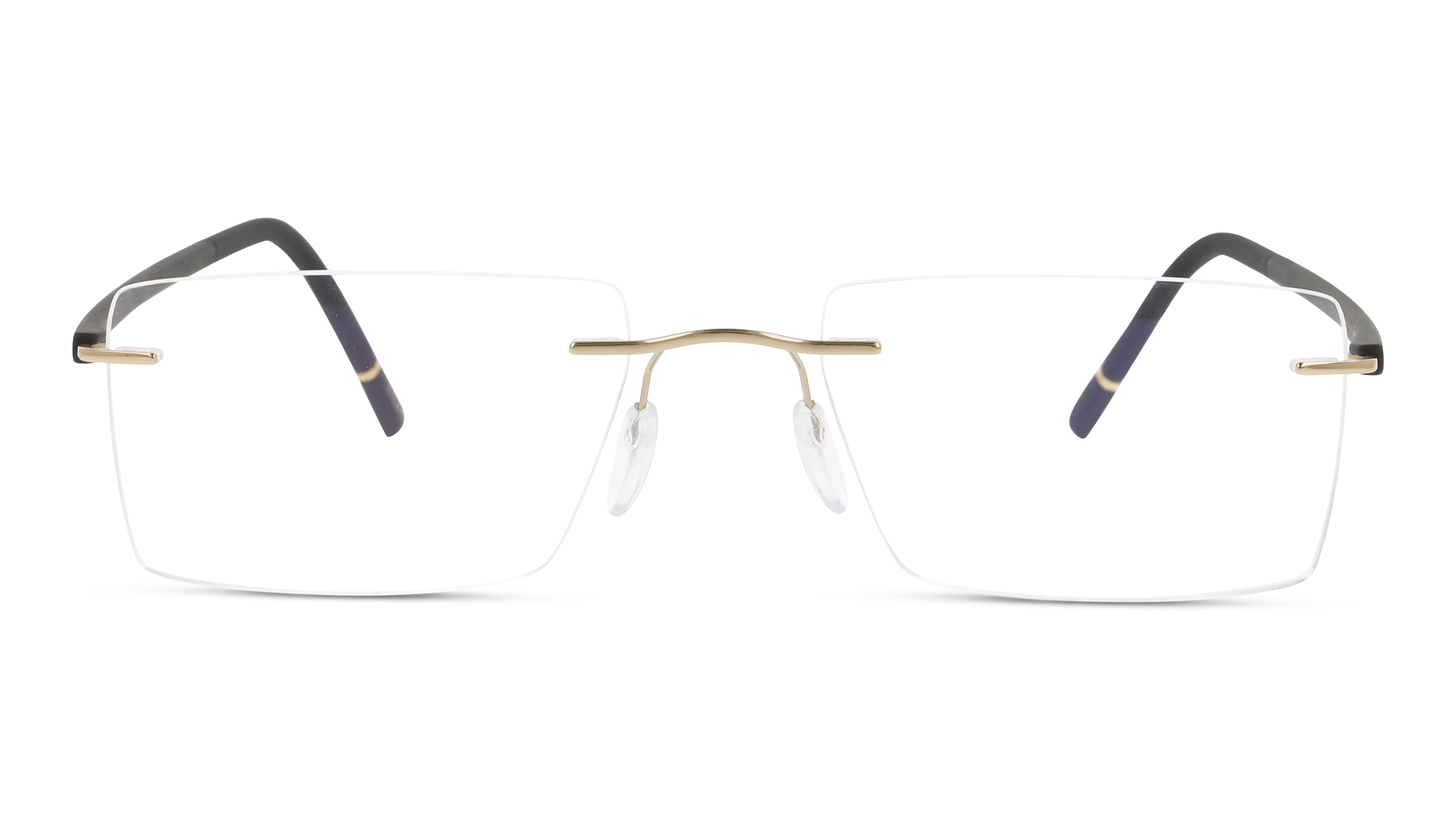 Front Silhouette 5567 (7630) Glasses Transparent / Gold