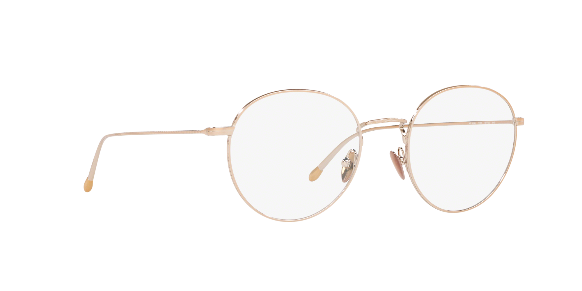 Angle_Right01 Giorgio Armani AR 5095 (3011) Glasses Transparent / Gold