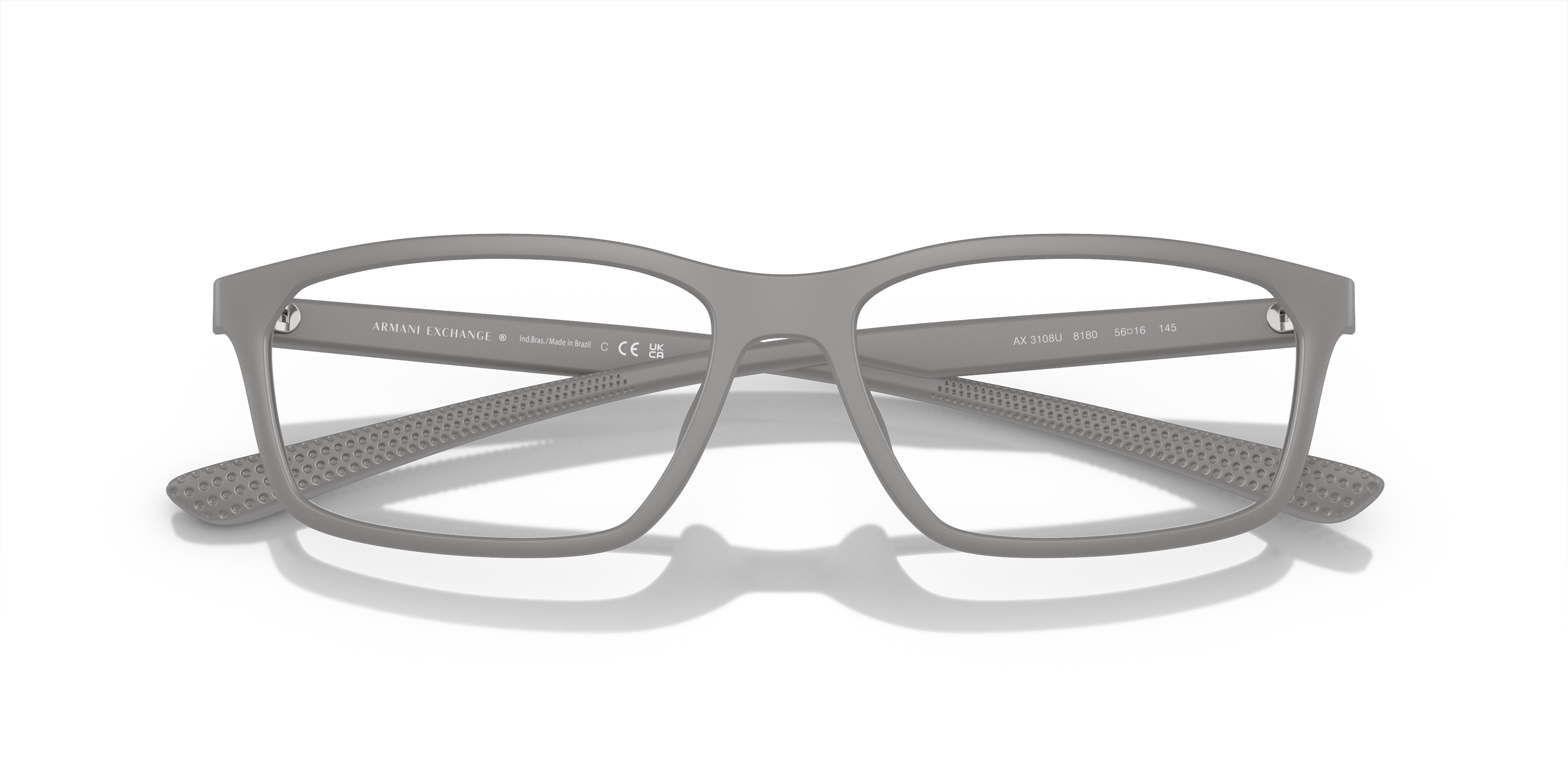 Folded Armani Exchange AX 3108 Glasses Transparent / Grey