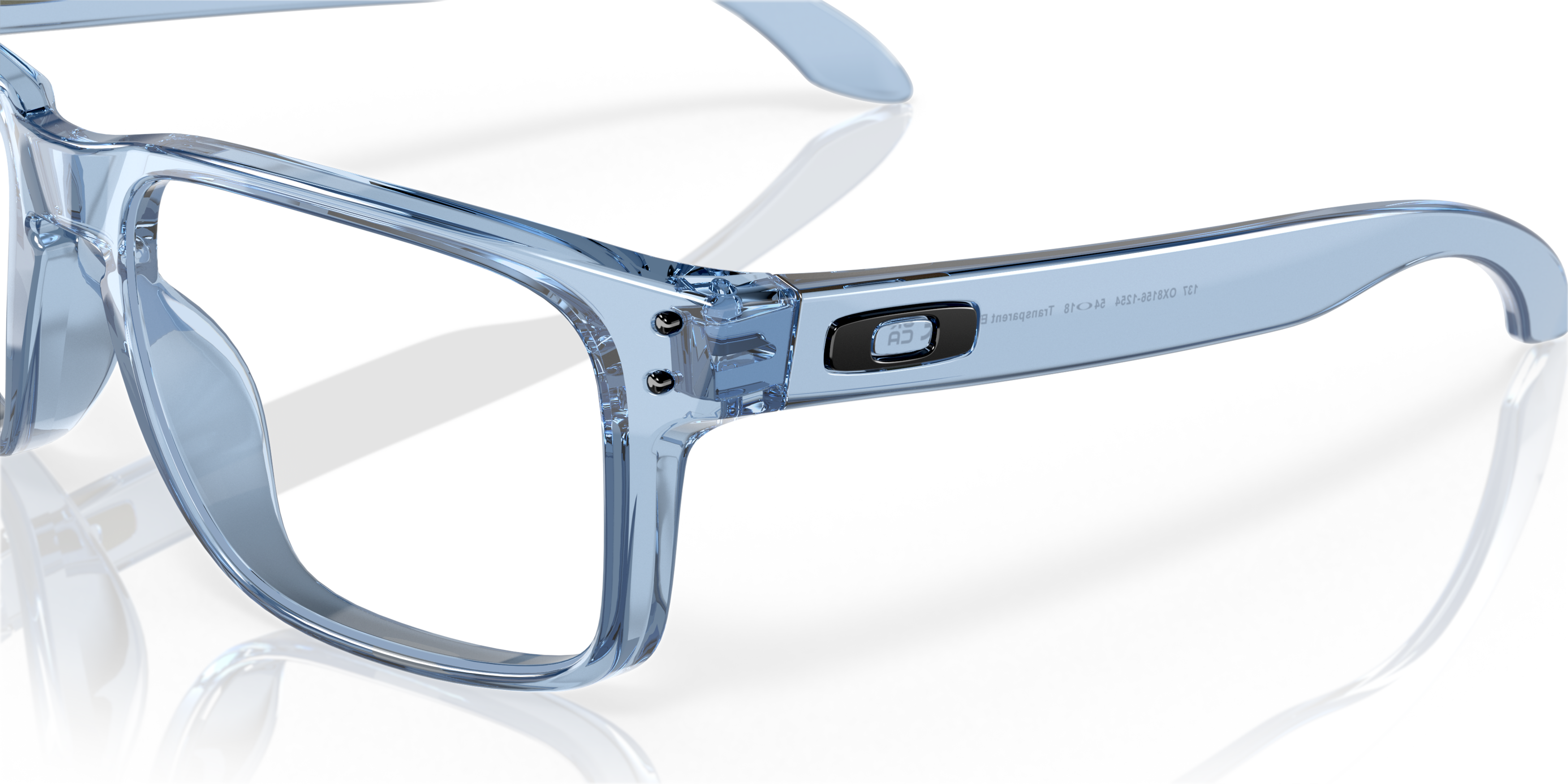 Detail01 Oakley Holbrook Rx OX 8156 Glasses Transparent / Black