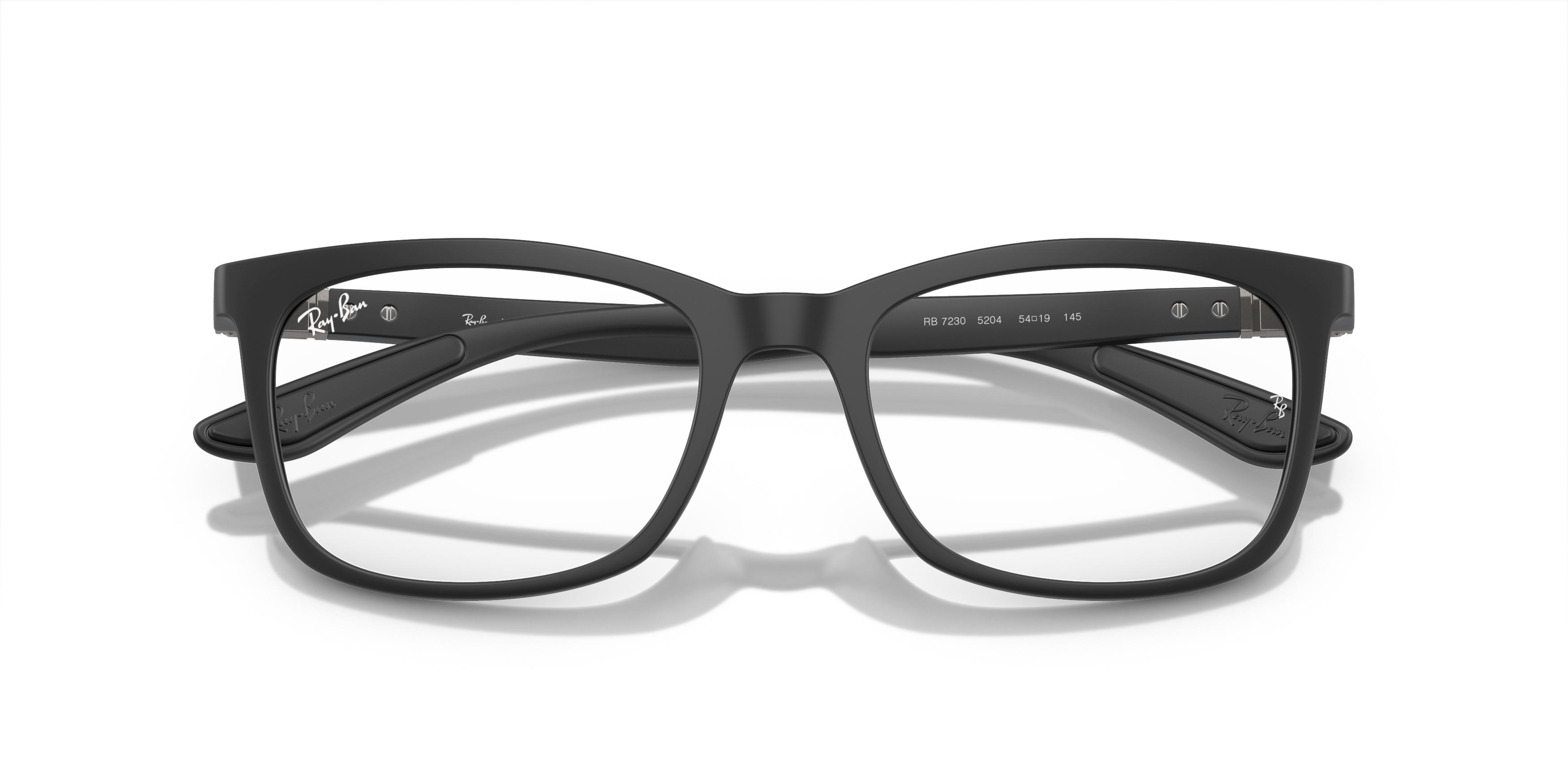 Folded Ray-Ban RX 7230 Glasses Transparent / Black