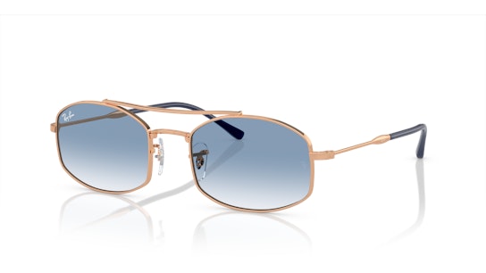 Ray-Ban RB3719 92623F Azul / Rose gold