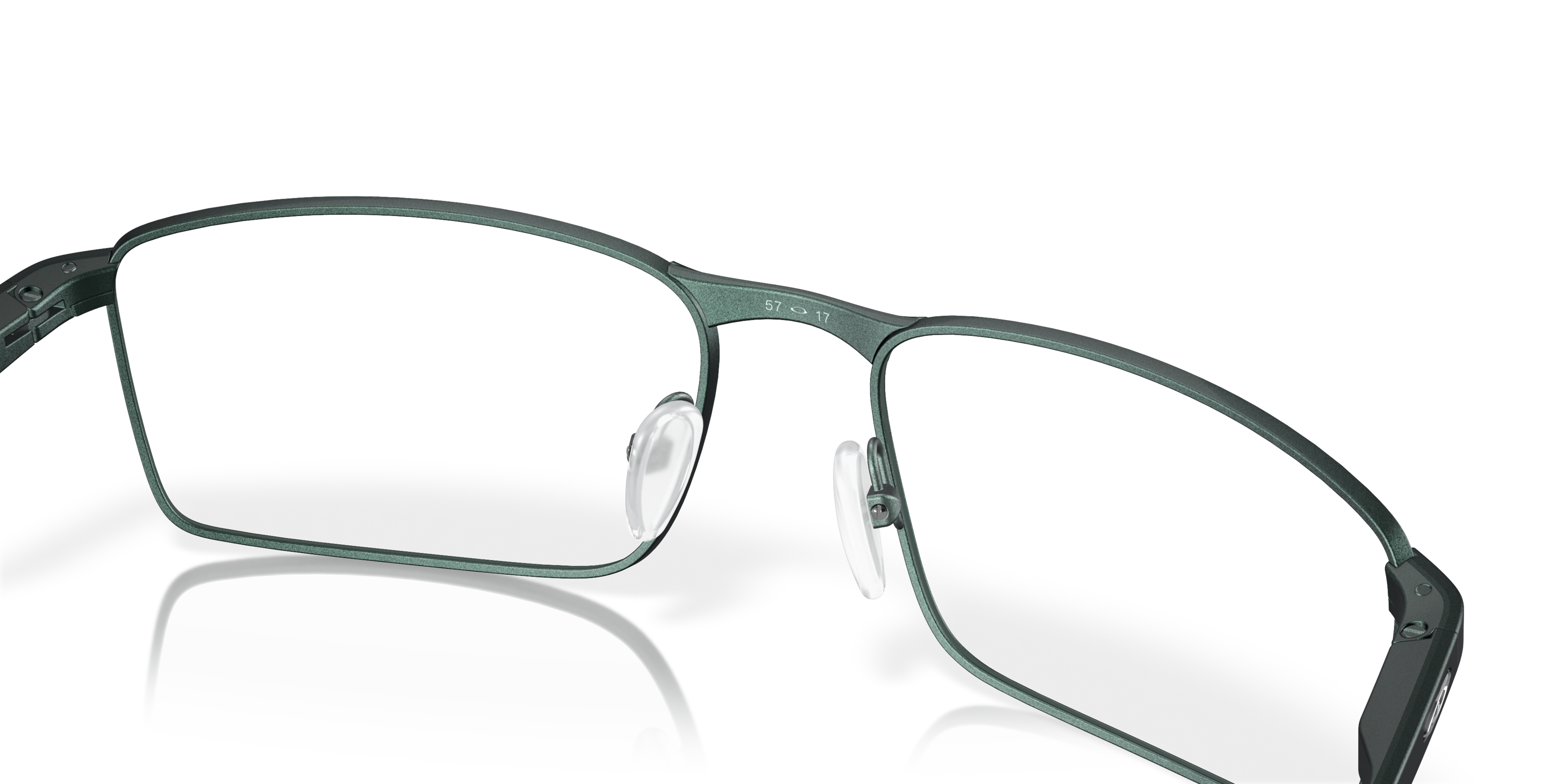 Detail03 Oakley OX 3227 Glasses Transparent / Grey