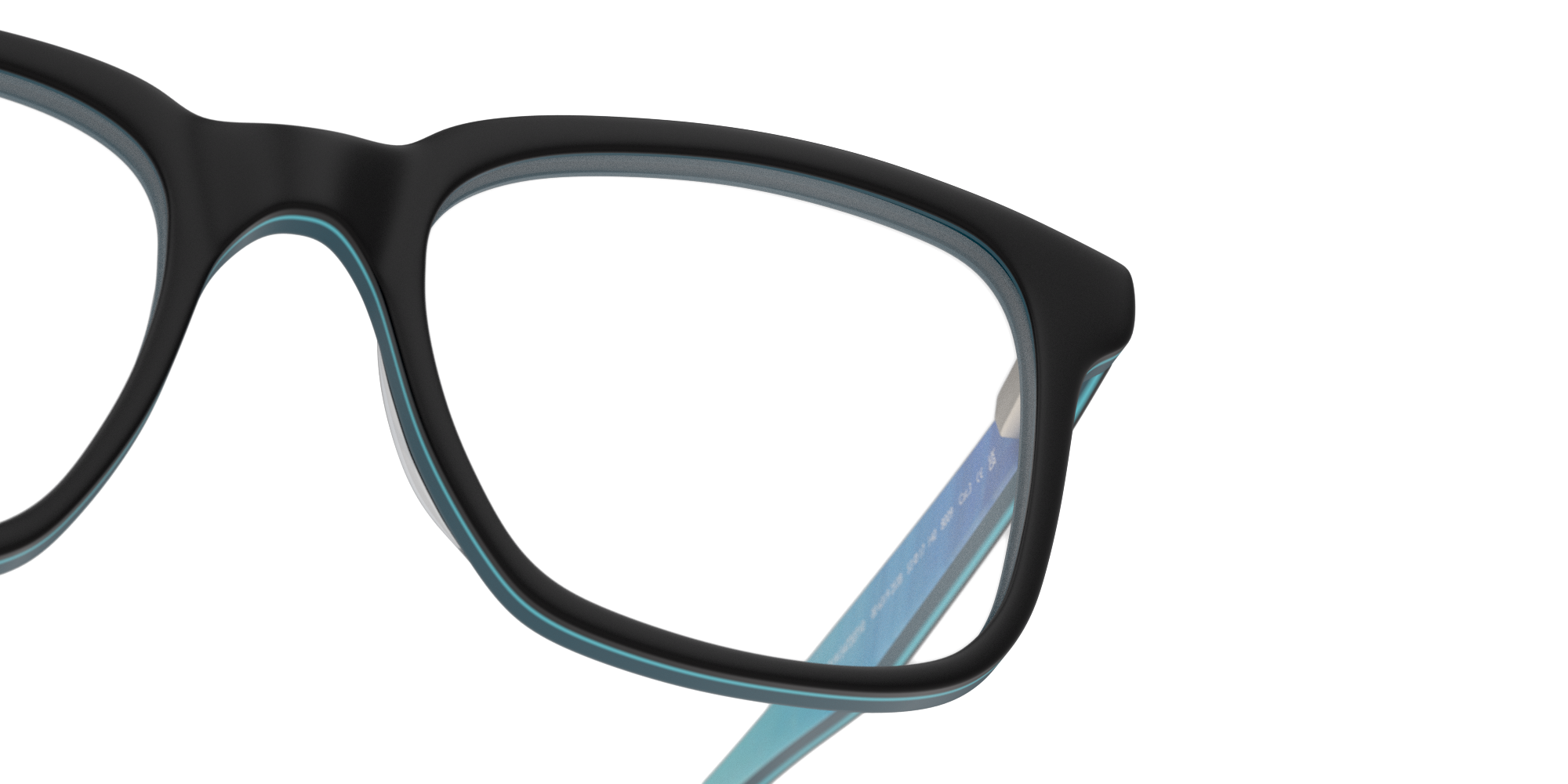 Detail01 Unofficial UNOT0183 (GE00) Children's Glasses Transparent / Grey