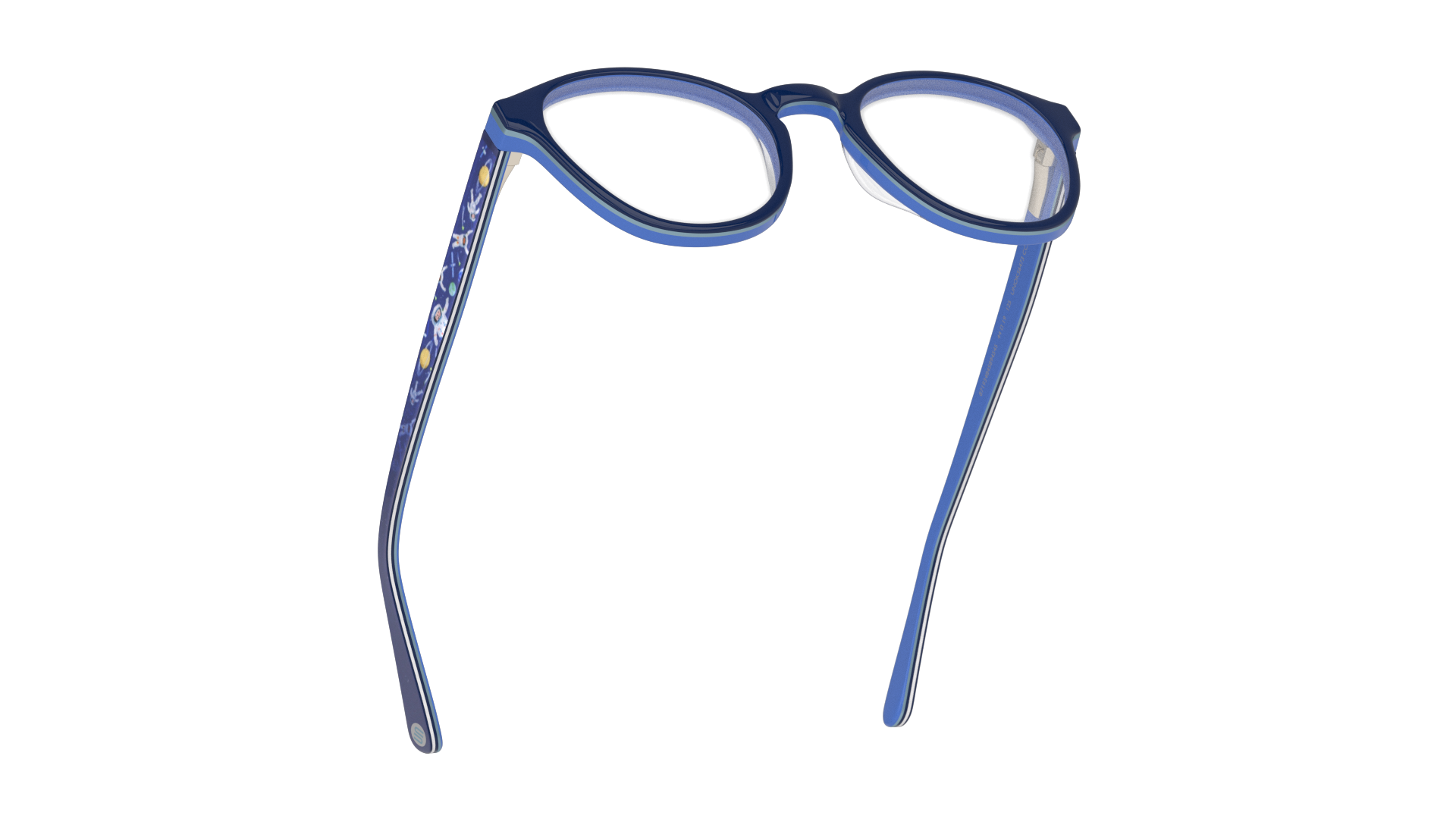 Bottom_Up Unofficial Kids UNOK5041 (CC00) Children's Glasses Transparent / Blue